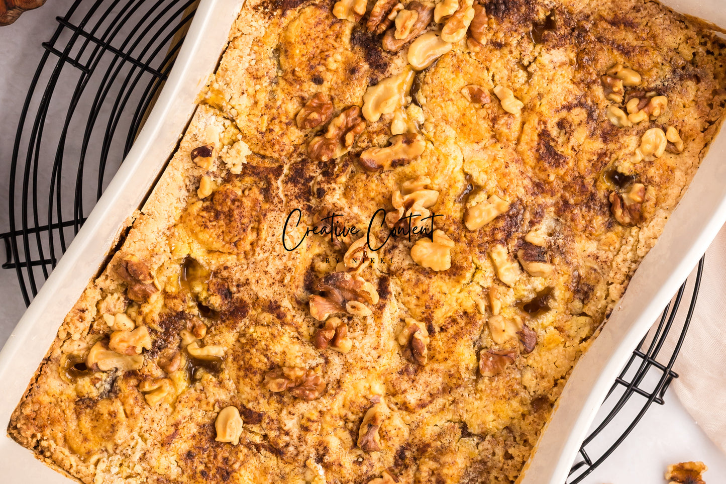 Apple Dump Cake + Homemade Caramel Sauce - Exclusive