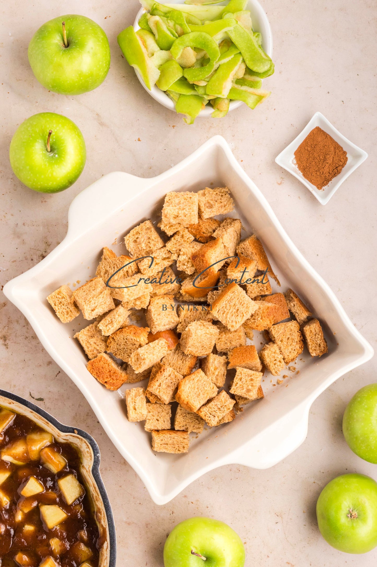 Apple Pie Bread Pudding - Exclusive