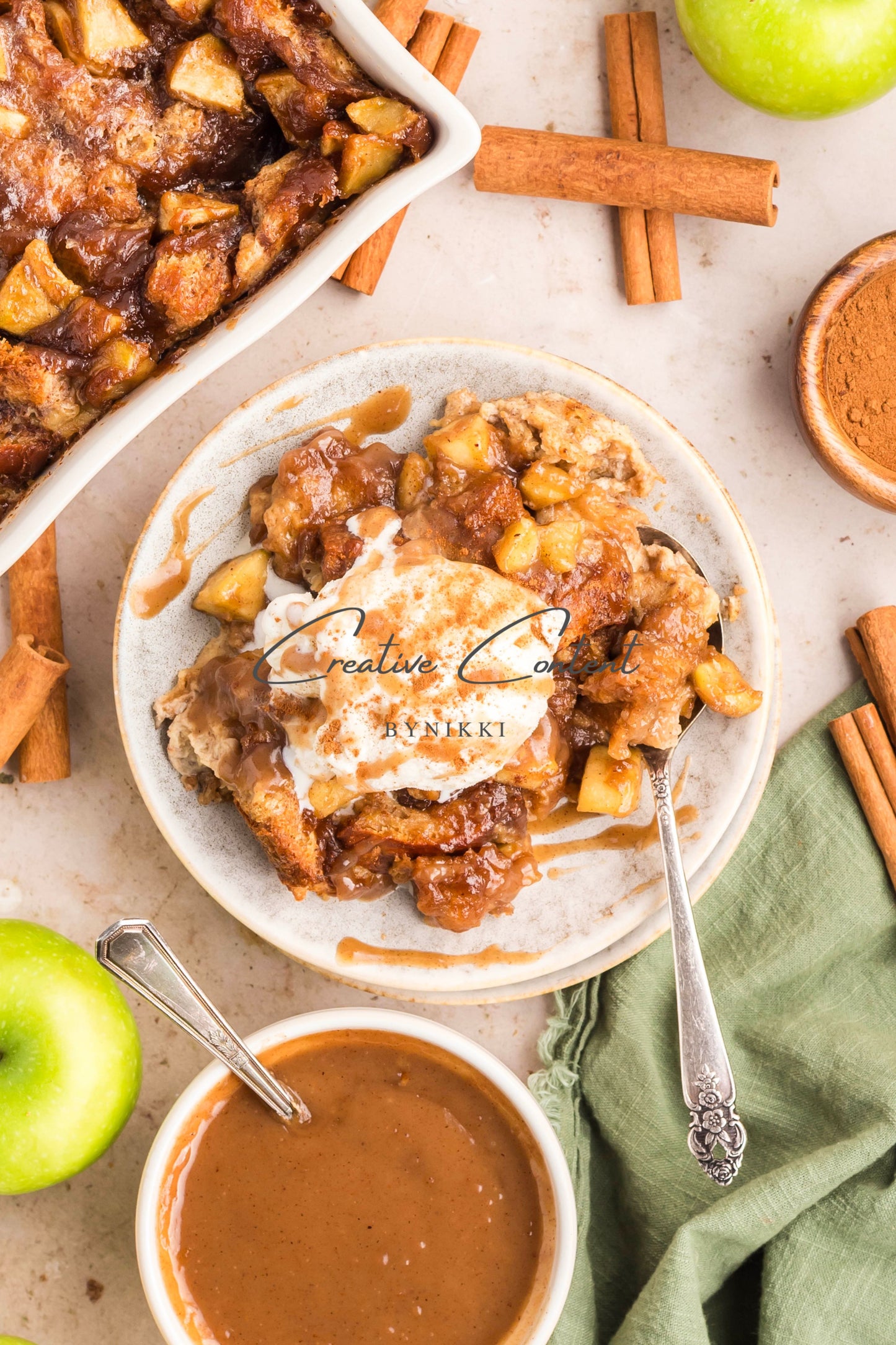 Apple Pie Bread Pudding - Exclusive