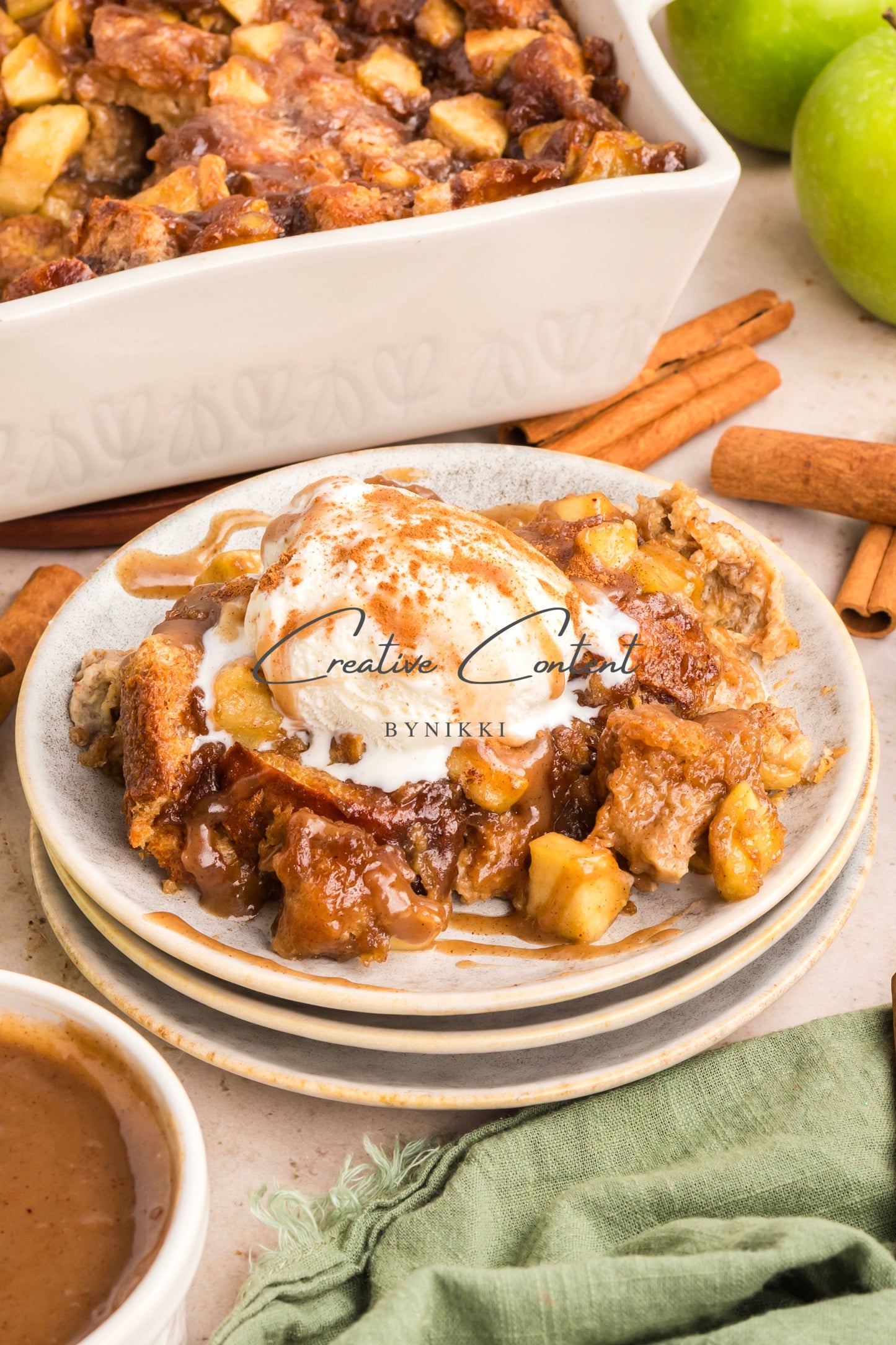 Apple Pie Bread Pudding - Exclusive