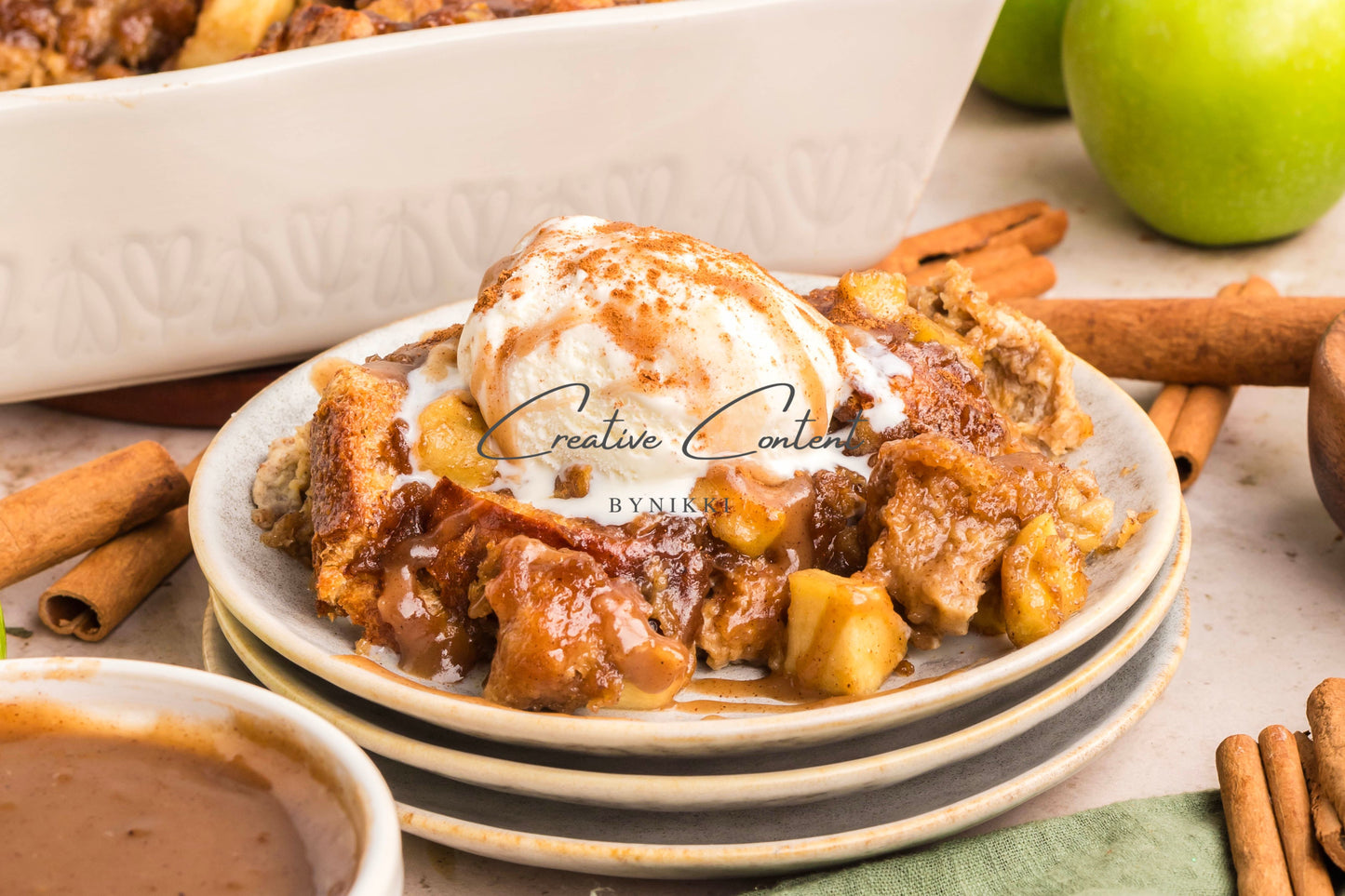 Apple Pie Bread Pudding - Exclusive