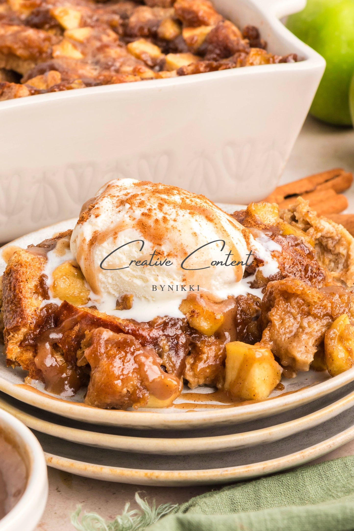 Apple Pie Bread Pudding - Exclusive