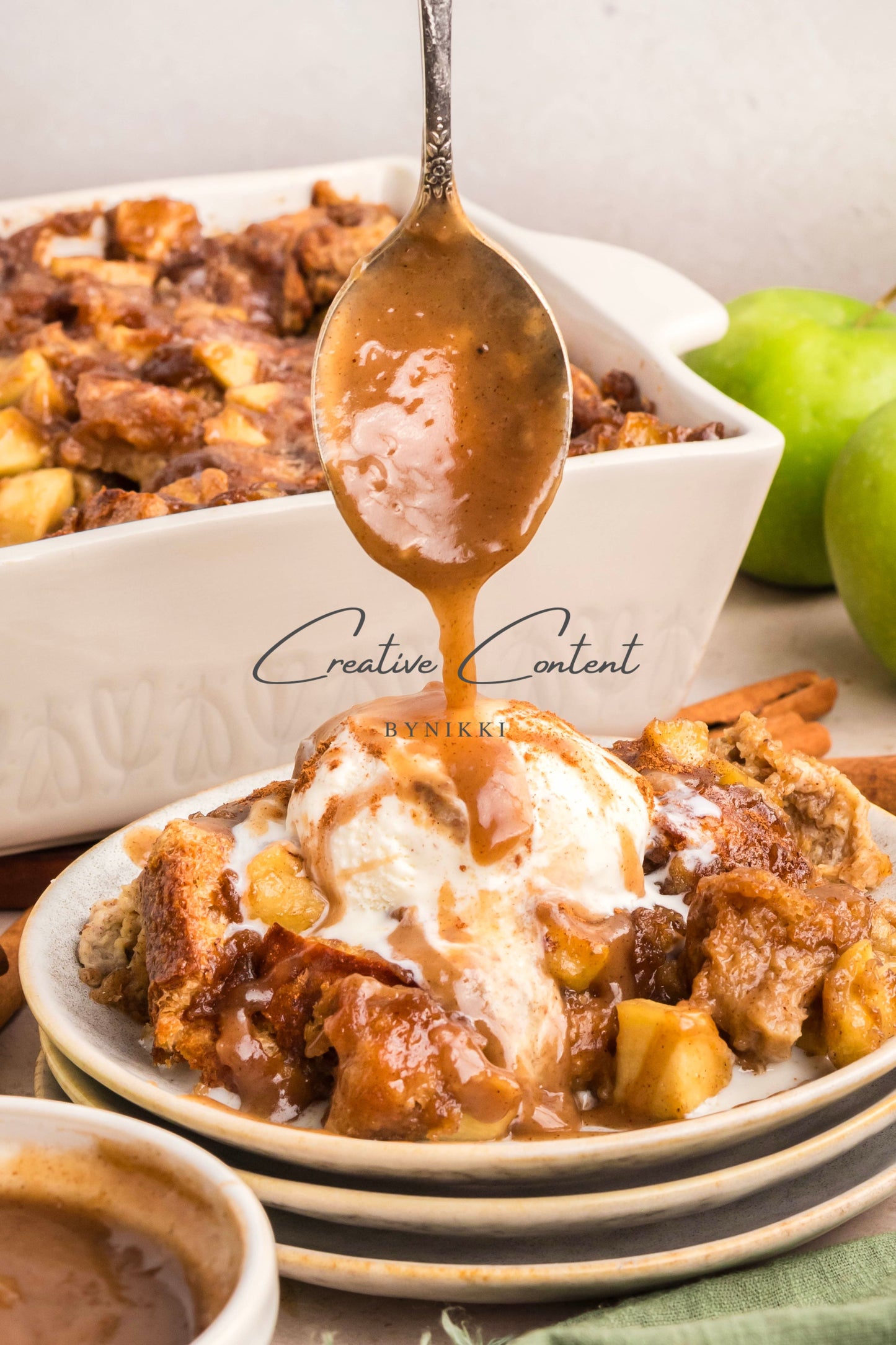 Apple Pie Bread Pudding - Exclusive