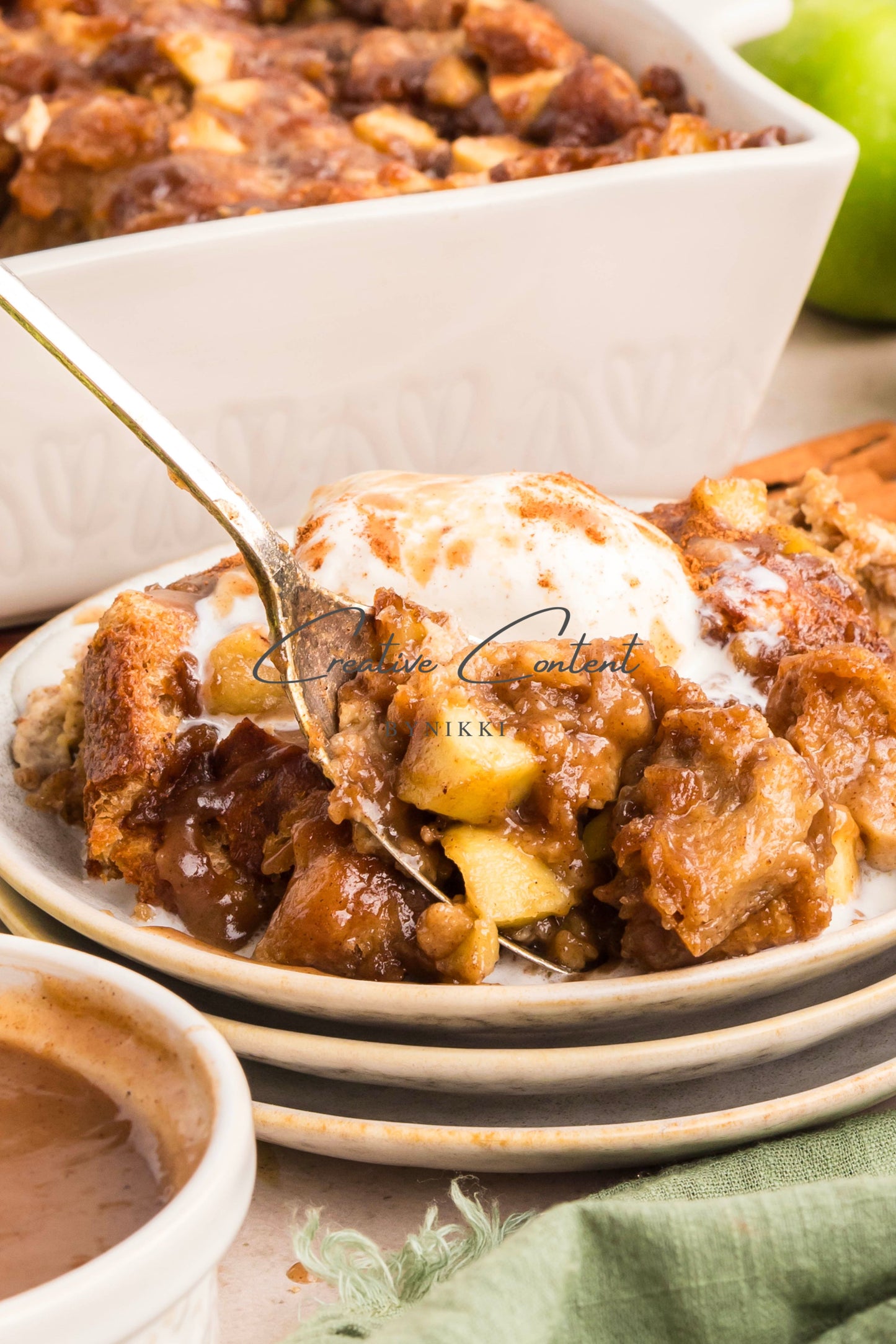 Apple Pie Bread Pudding - Exclusive