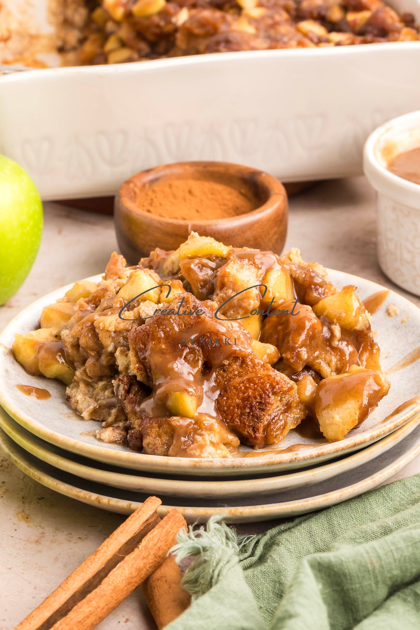 Apple Pie Bread Pudding - Exclusive