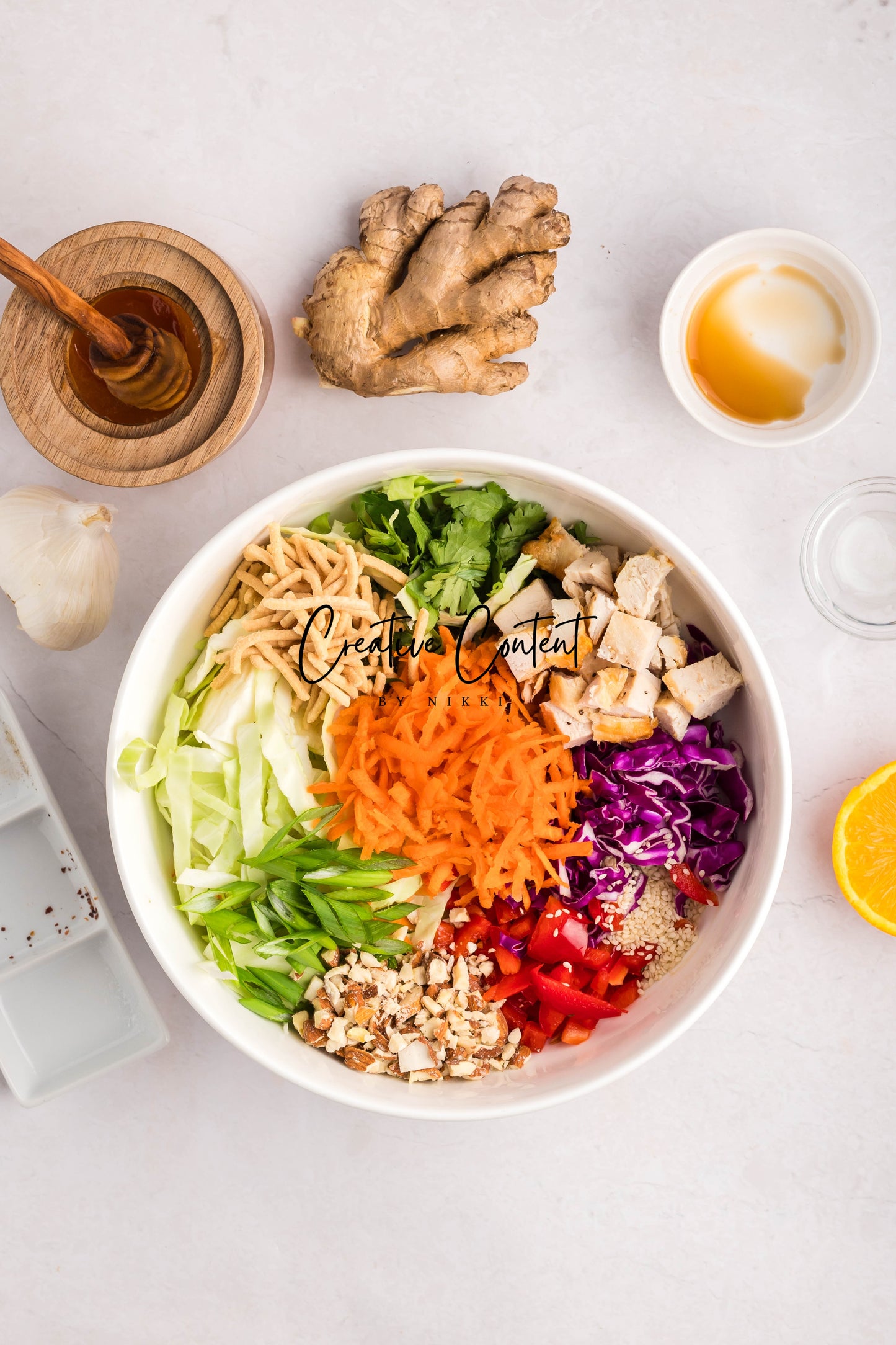 Asian Chicken Chopped Salad - Set 1 of 2