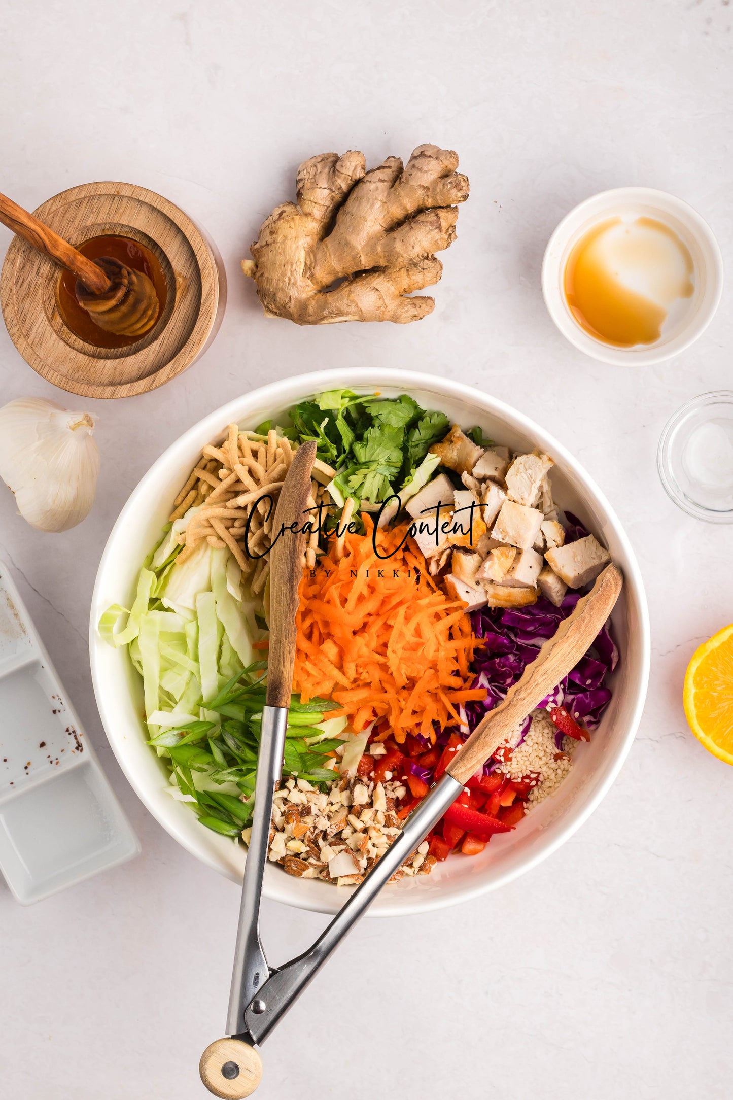 Asian Chicken Chopped Salad - Set 1 of 2