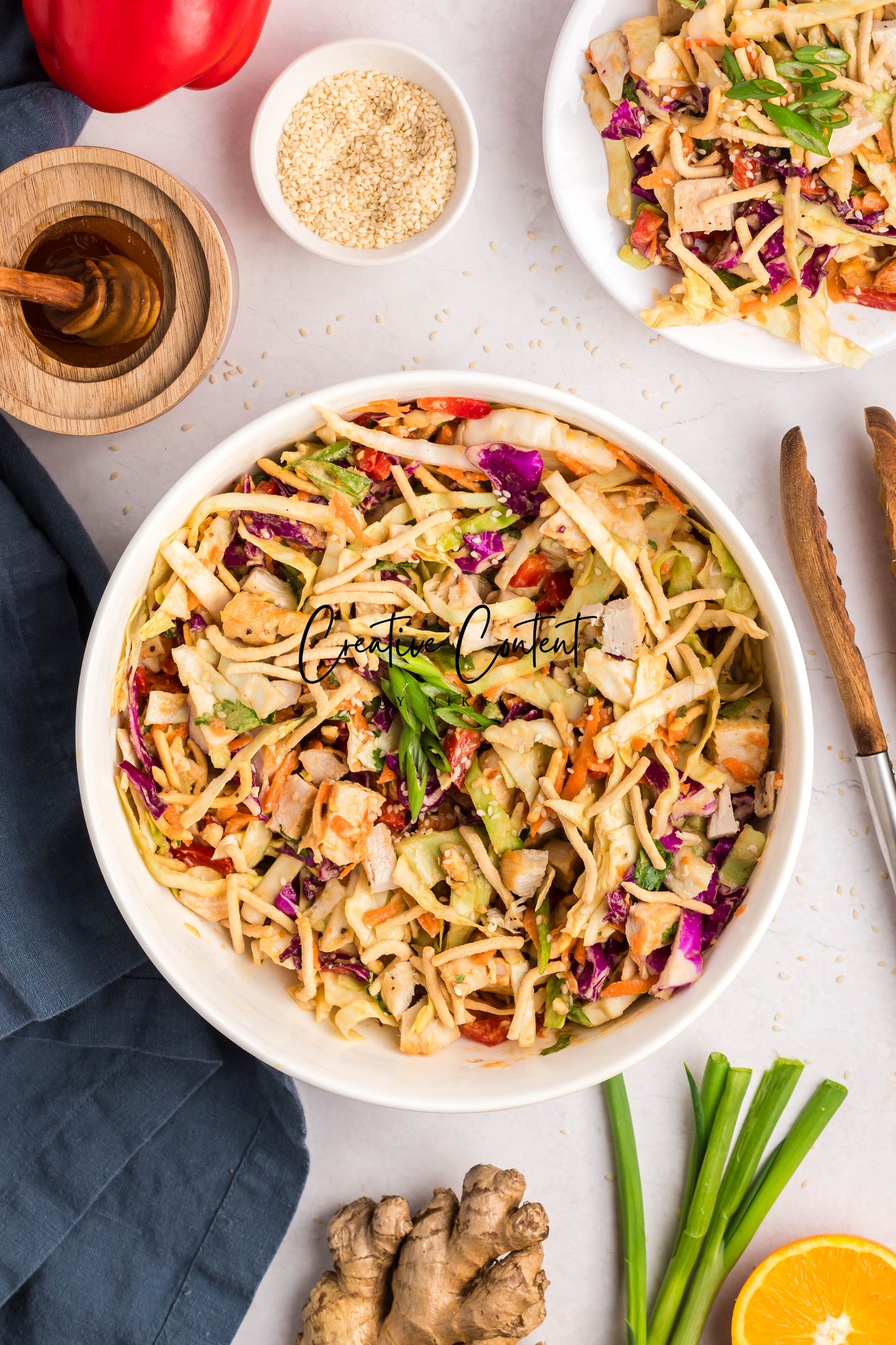 Asian Chicken Chopped Salad - Set 1 of 2