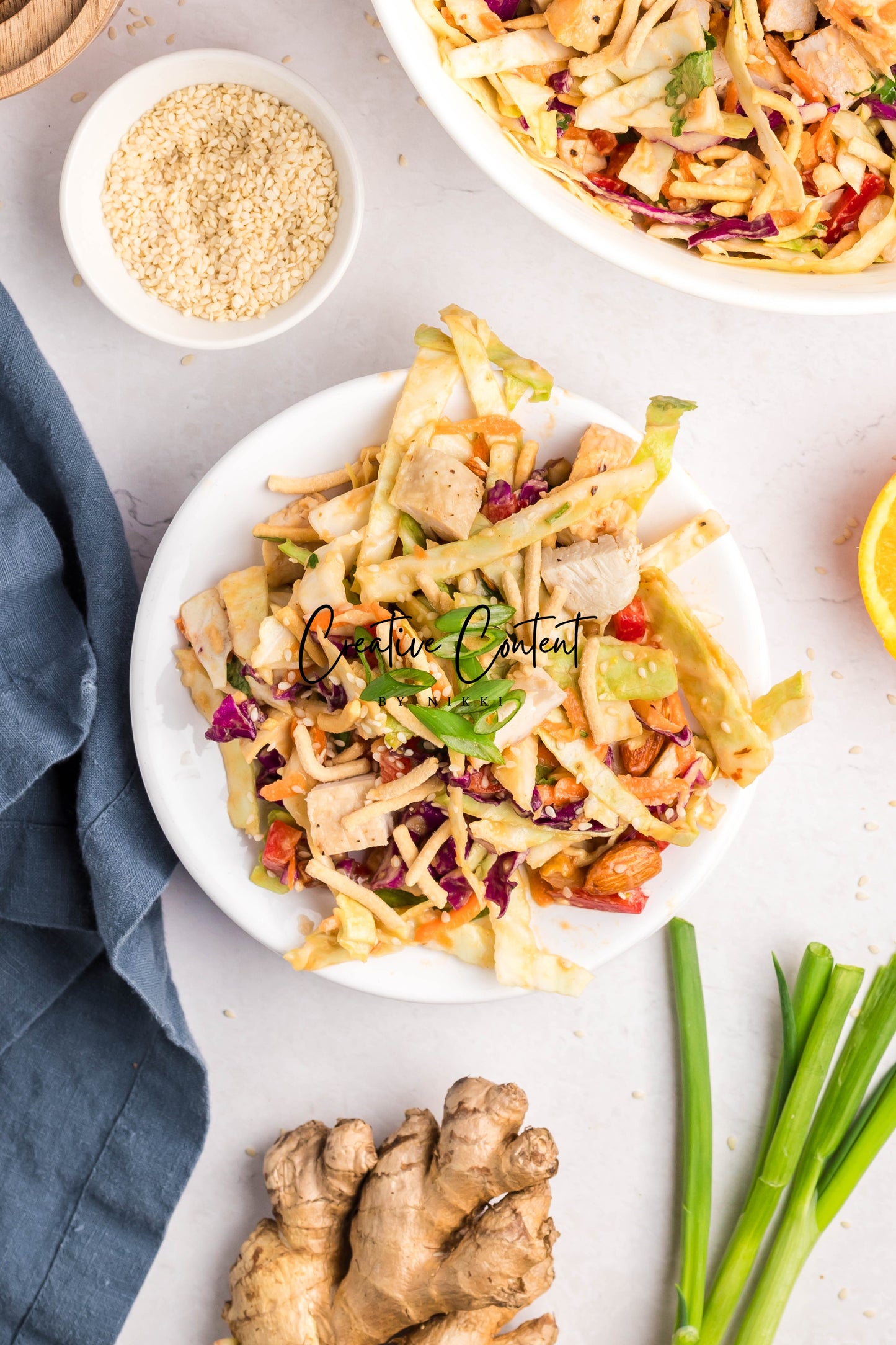 Asian Chicken Chopped Salad - Set 1 of 2