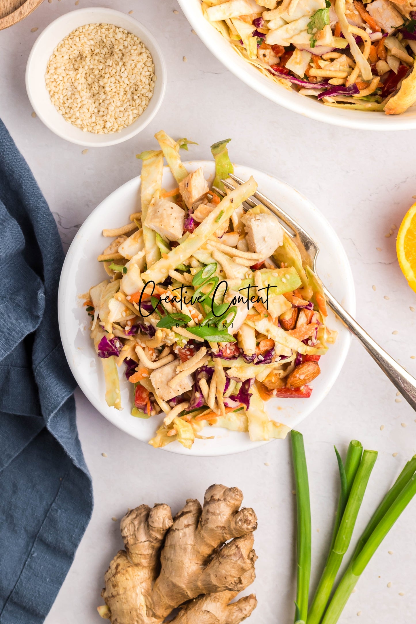 Asian Chicken Chopped Salad - Set 1 of 2