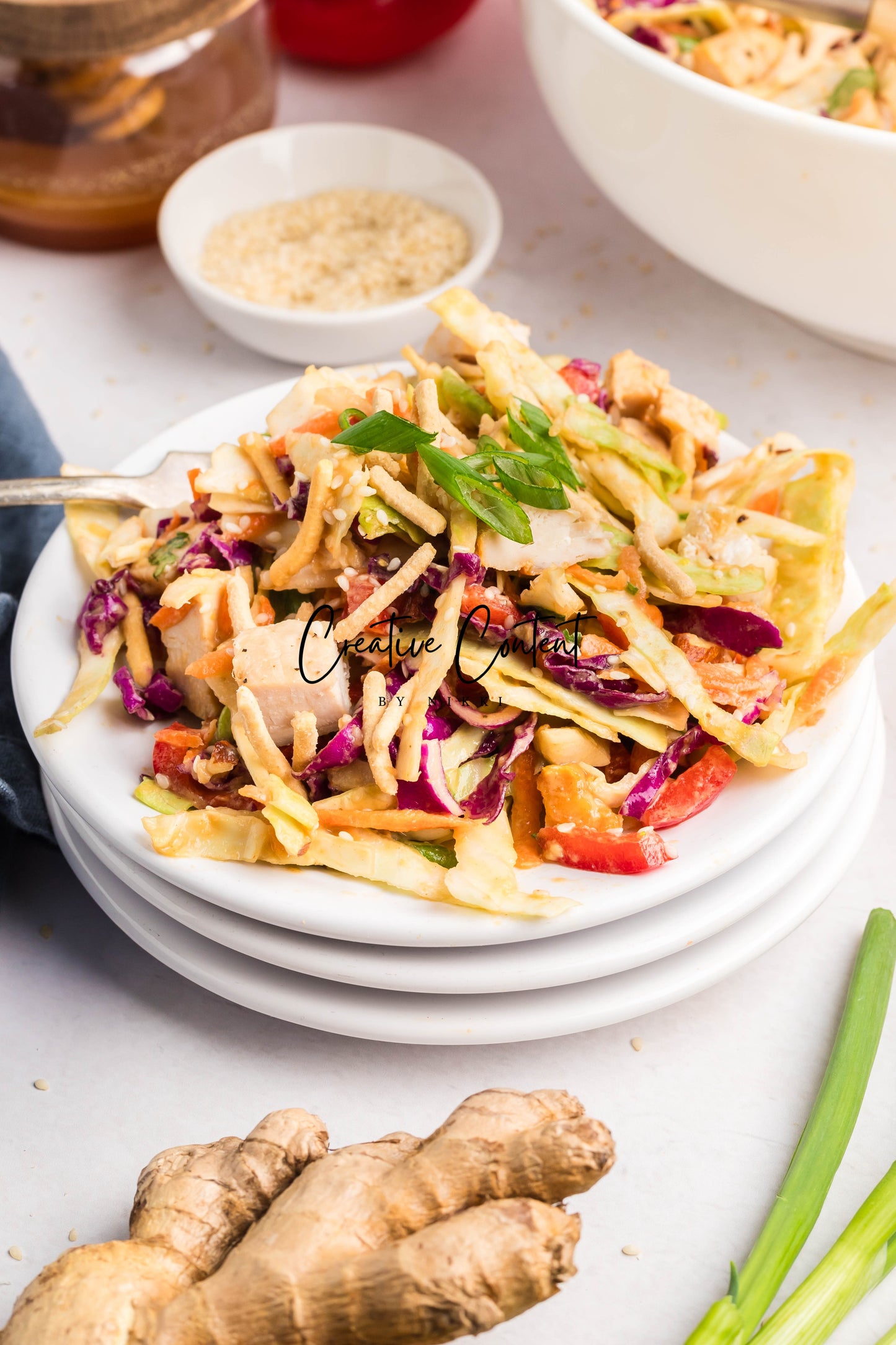 Asian Chicken Chopped Salad - Set 1 of 2