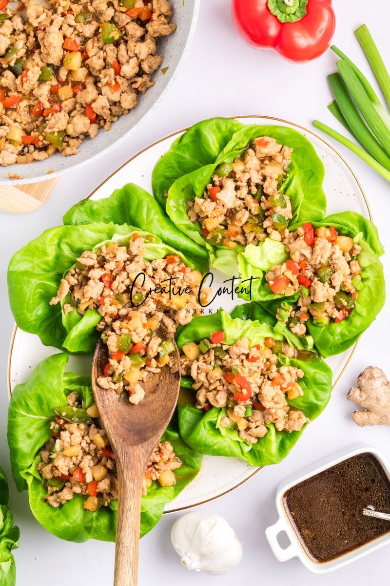 Asian Chicken Lettuce Wraps - Exclusive