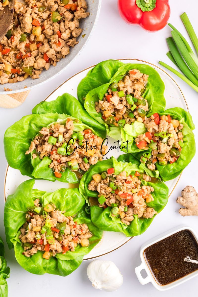 Asian Chicken Lettuce Wraps - Exclusive
