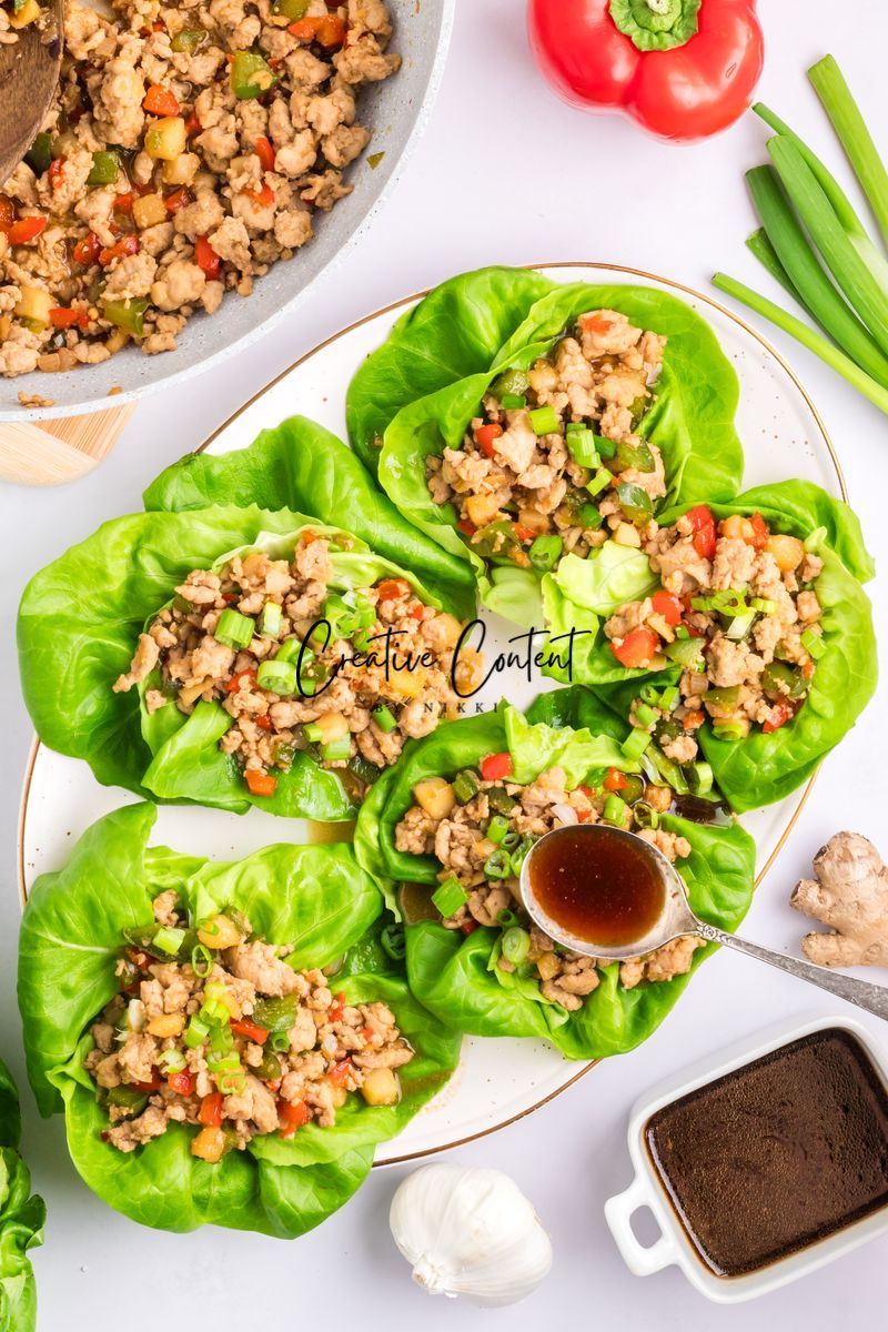Asian Chicken Lettuce Wraps - Exclusive