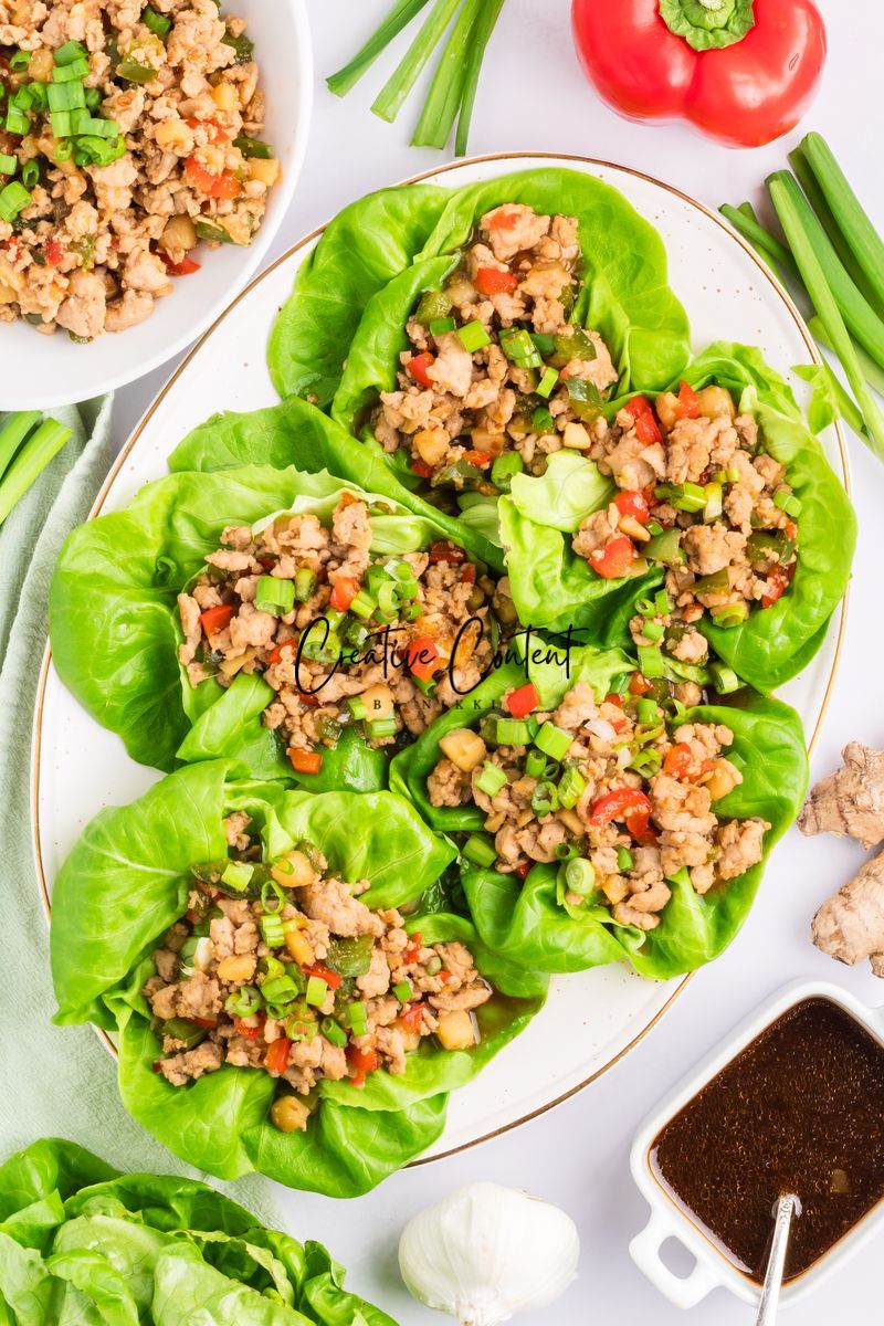 Asian Chicken Lettuce Wraps - Exclusive
