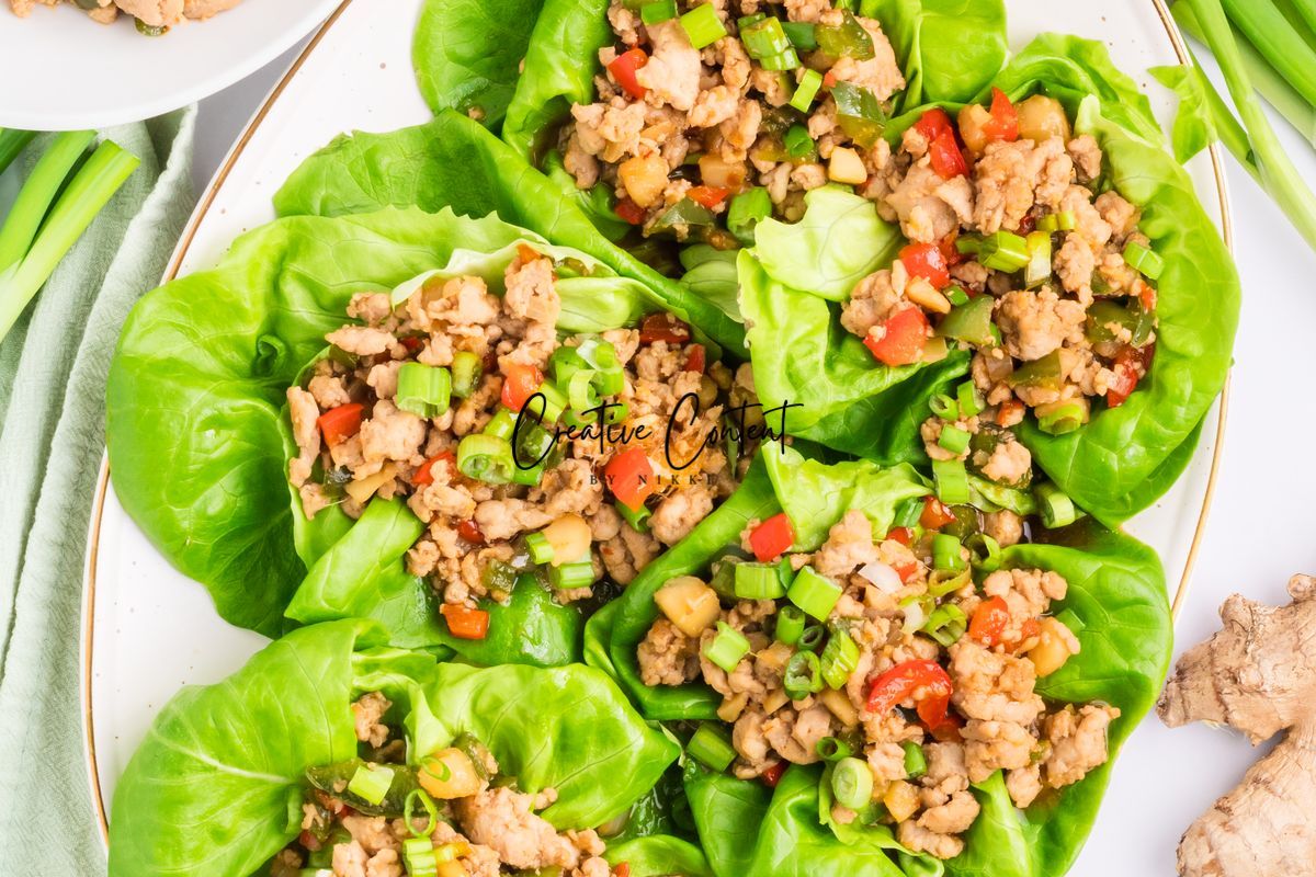 Asian Chicken Lettuce Wraps - Exclusive
