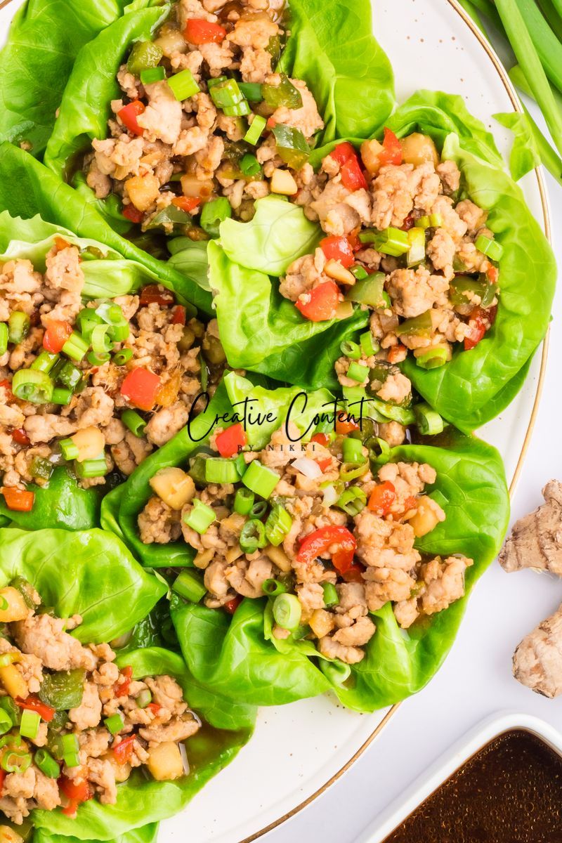 Asian Chicken Lettuce Wraps - Exclusive