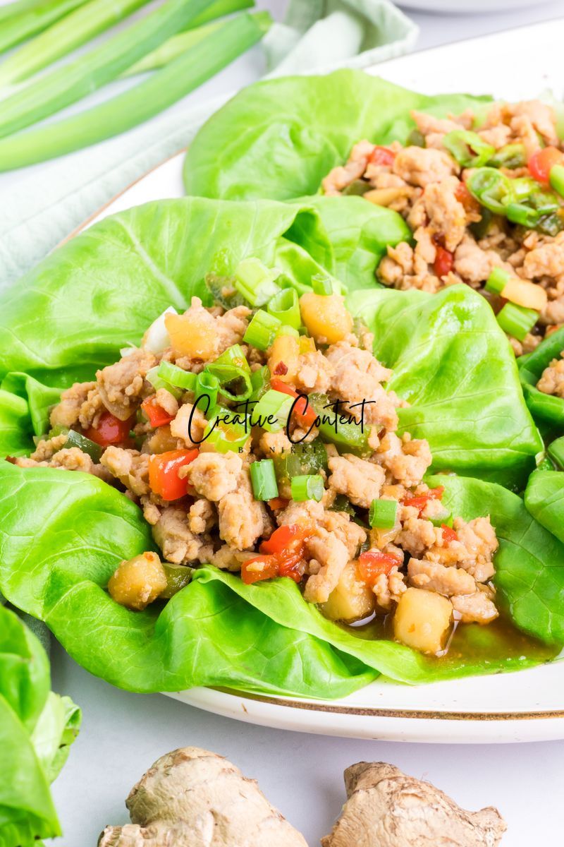 Asian Chicken Lettuce Wraps - Exclusive