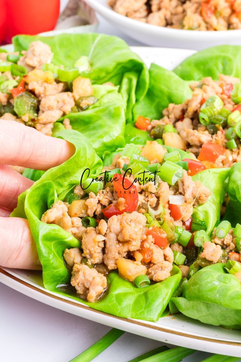 Asian Chicken Lettuce Wraps - Exclusive