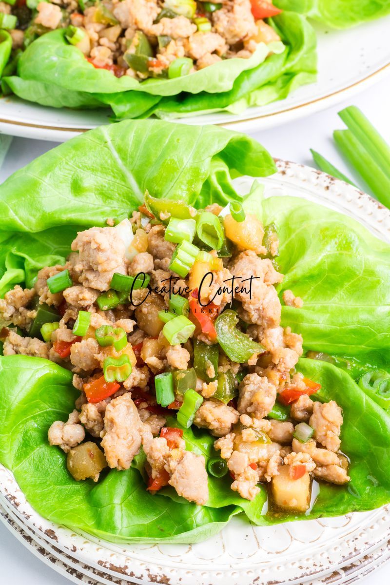 Asian Chicken Lettuce Wraps - Exclusive