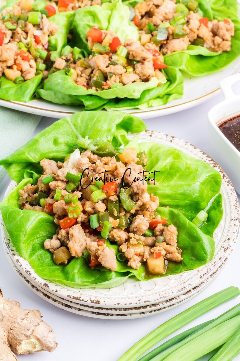 Asian Chicken Lettuce Wraps - Exclusive
