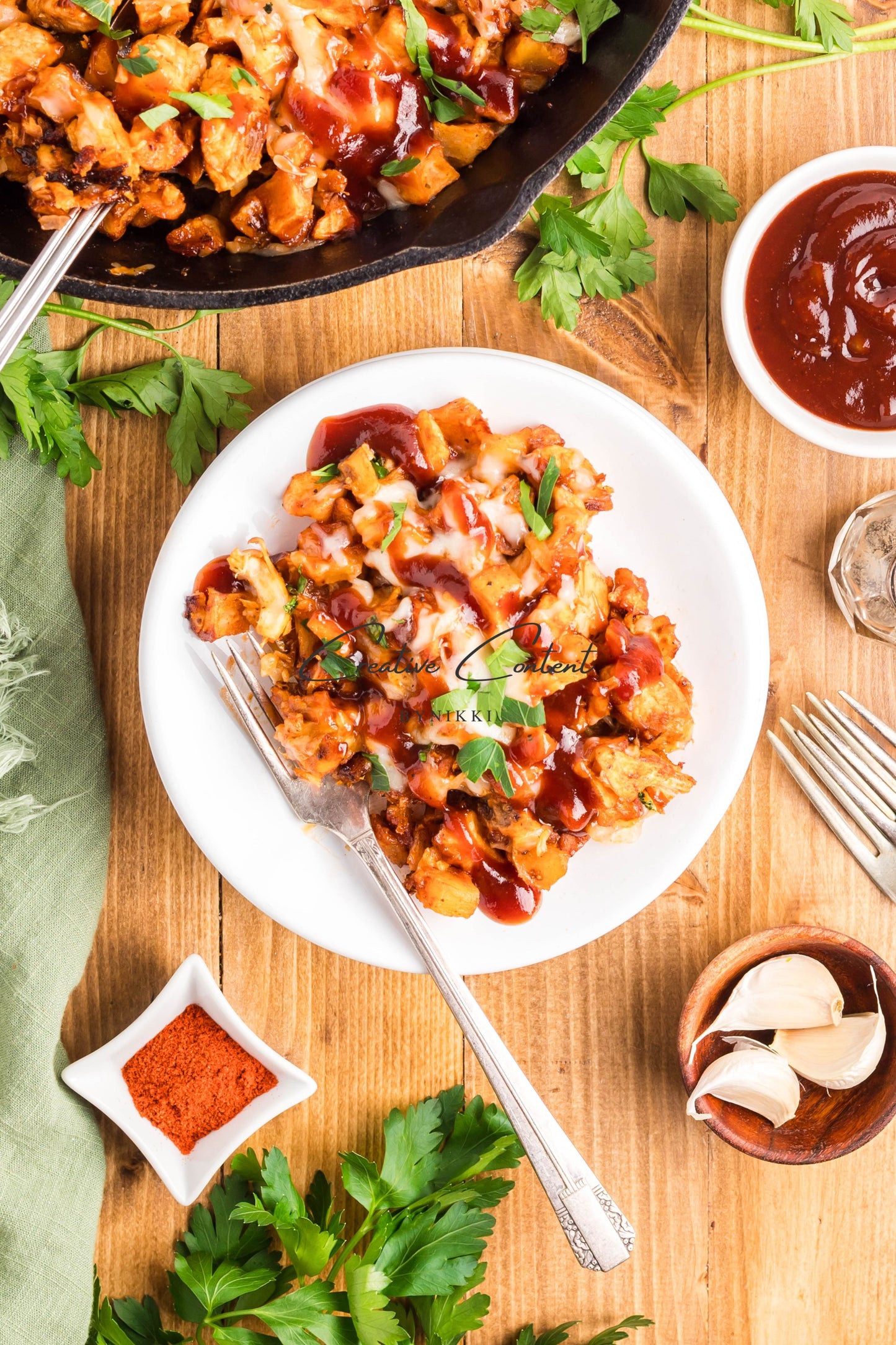 BBQ Chicken Potato Skillet  - Exclusive