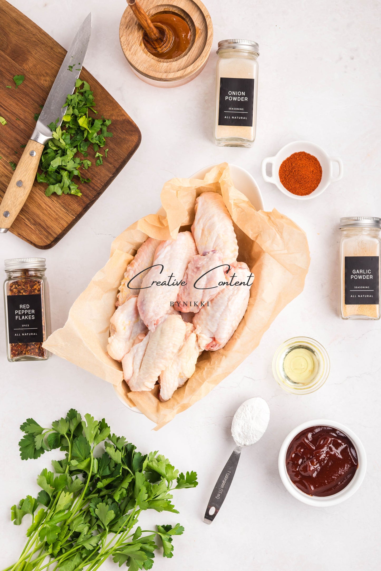 Air Fryer Honey BBQ Chicken Wings + Homemade Ranch Dressing - Exclusive