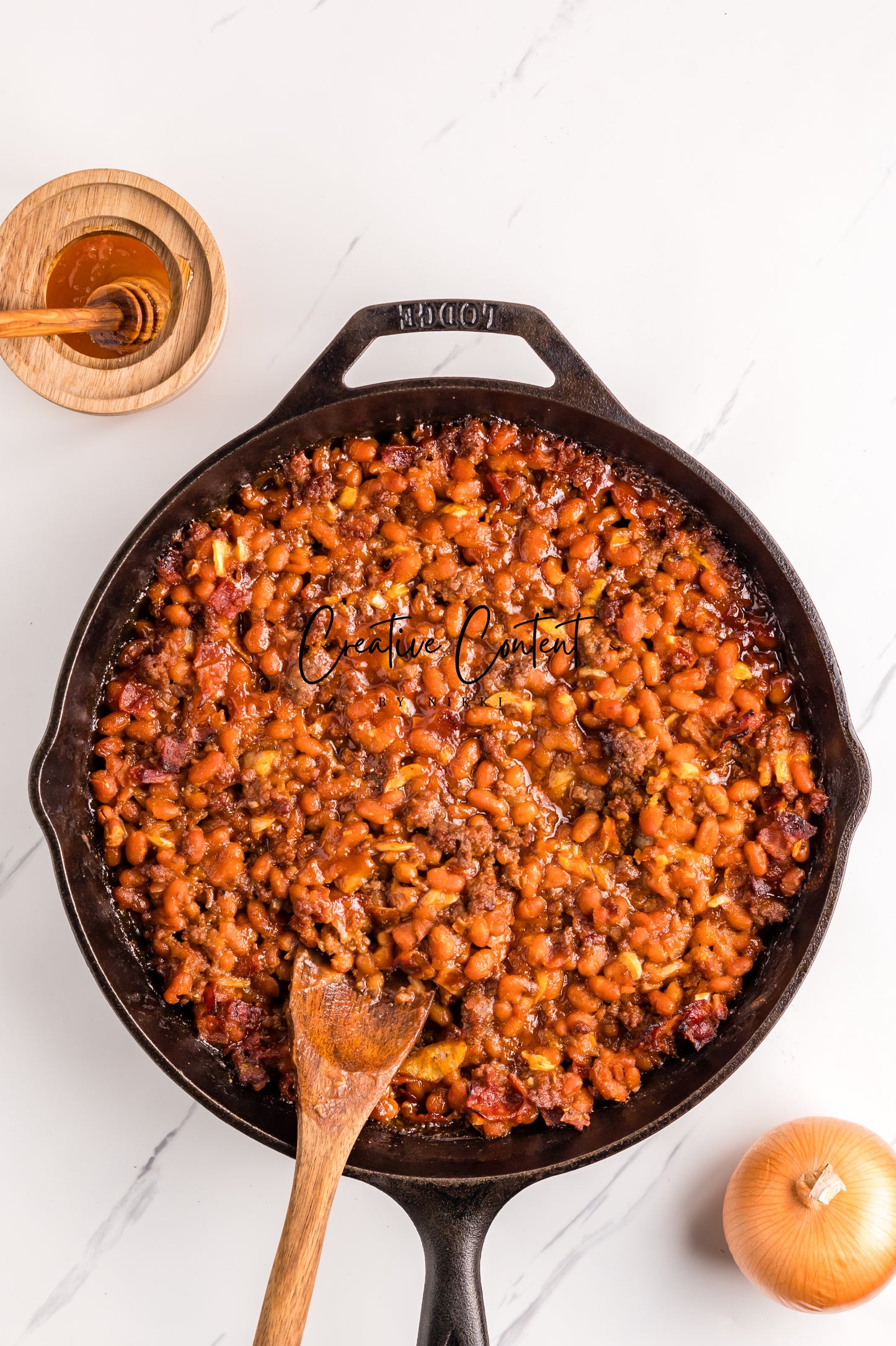 Baked Beans With Ground Beef - Set 1 of 2