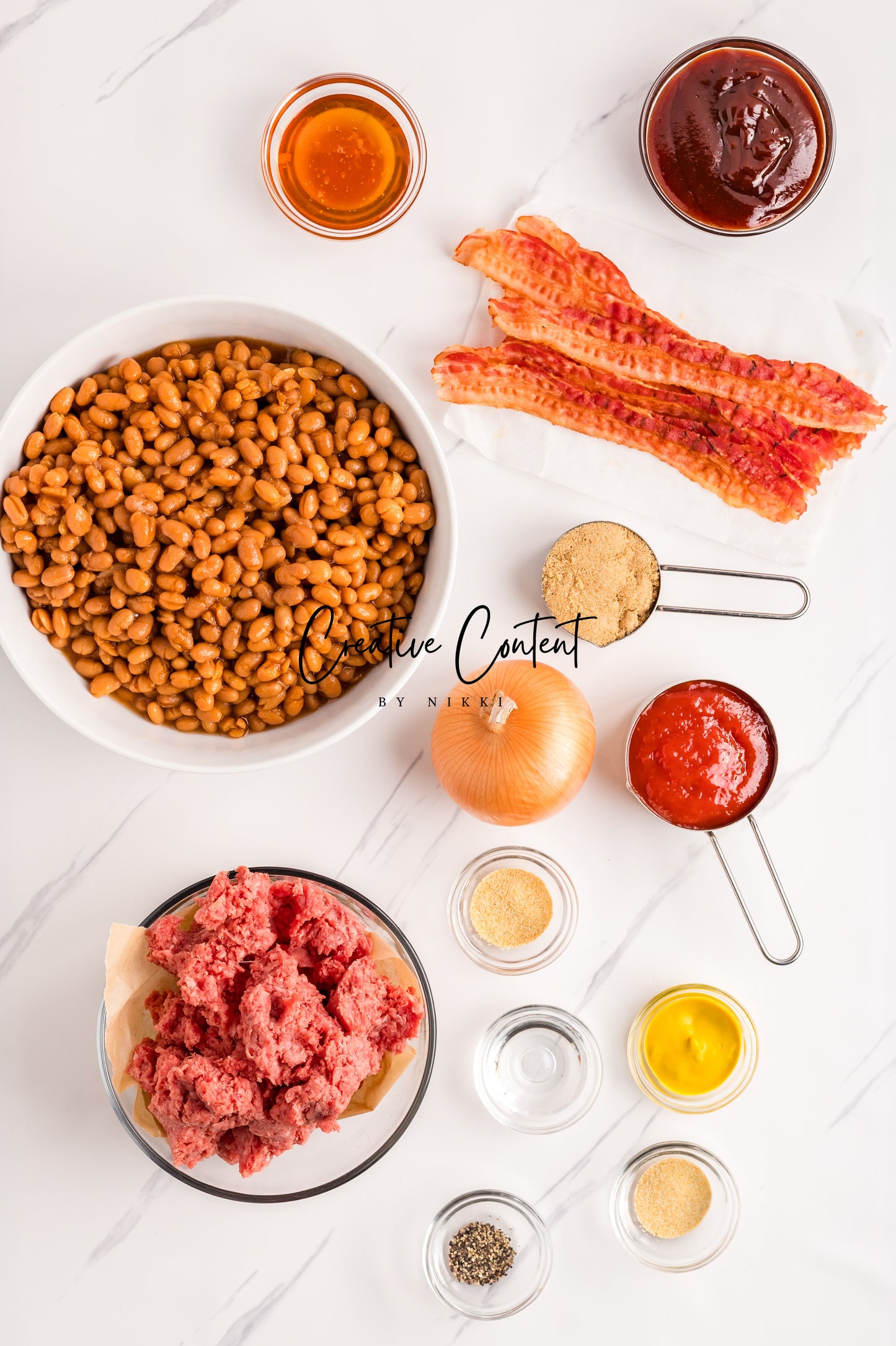 Baked Beans With Ground Beef - Set 1 of 2