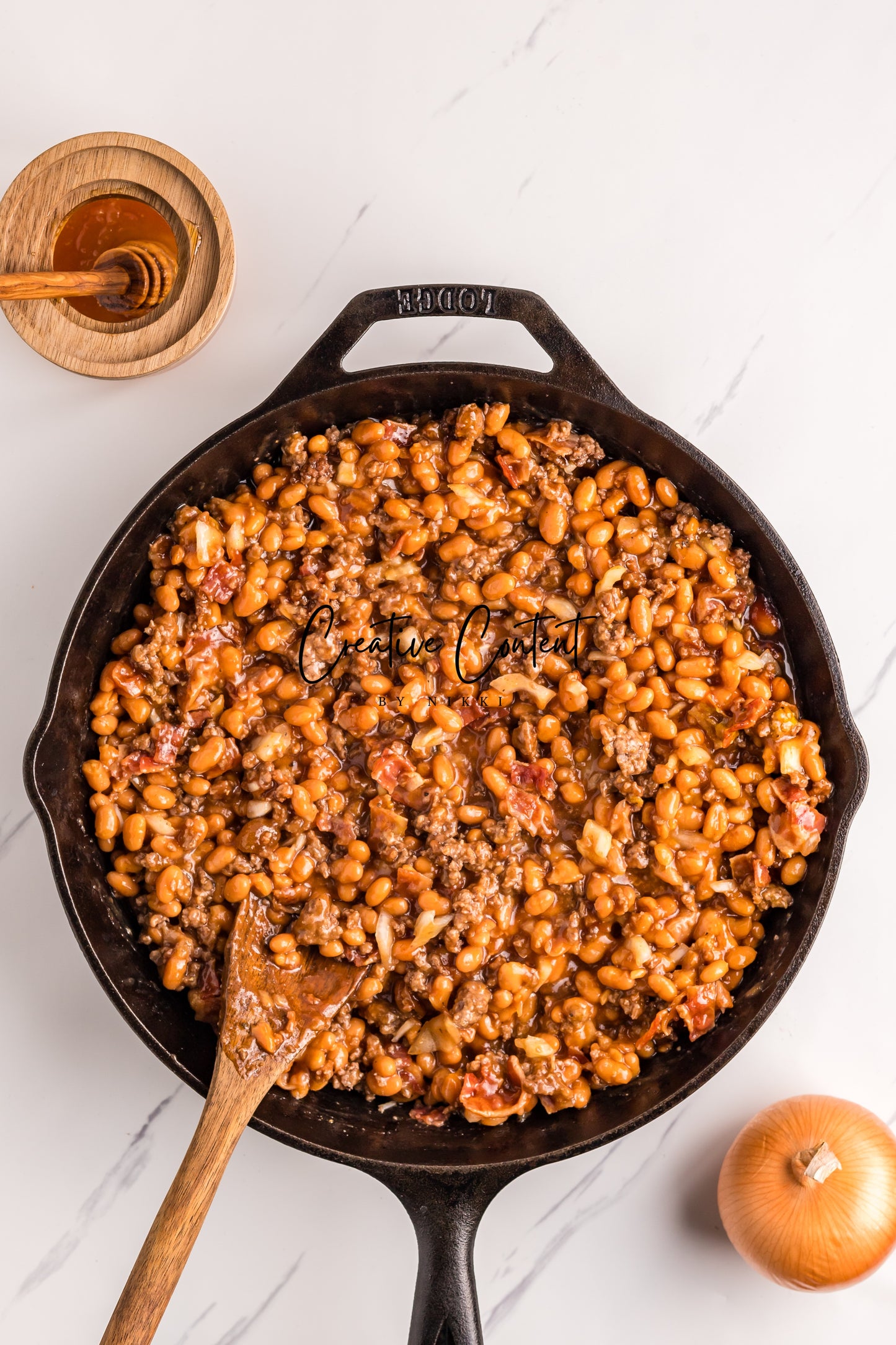 Baked Beans With Ground Beef - Set 1 of 2
