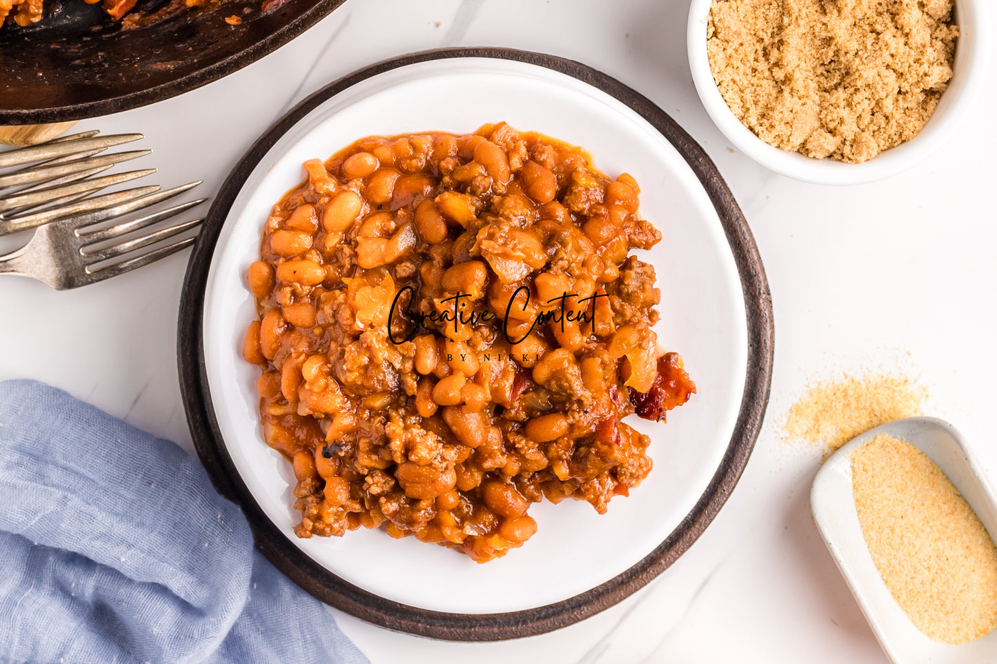 Baked Beans With Ground Beef - Set 1 of 2