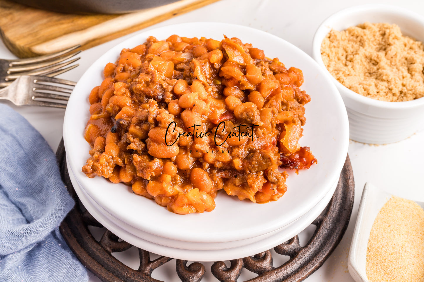 Baked Beans With Ground Beef - Set 1 of 2