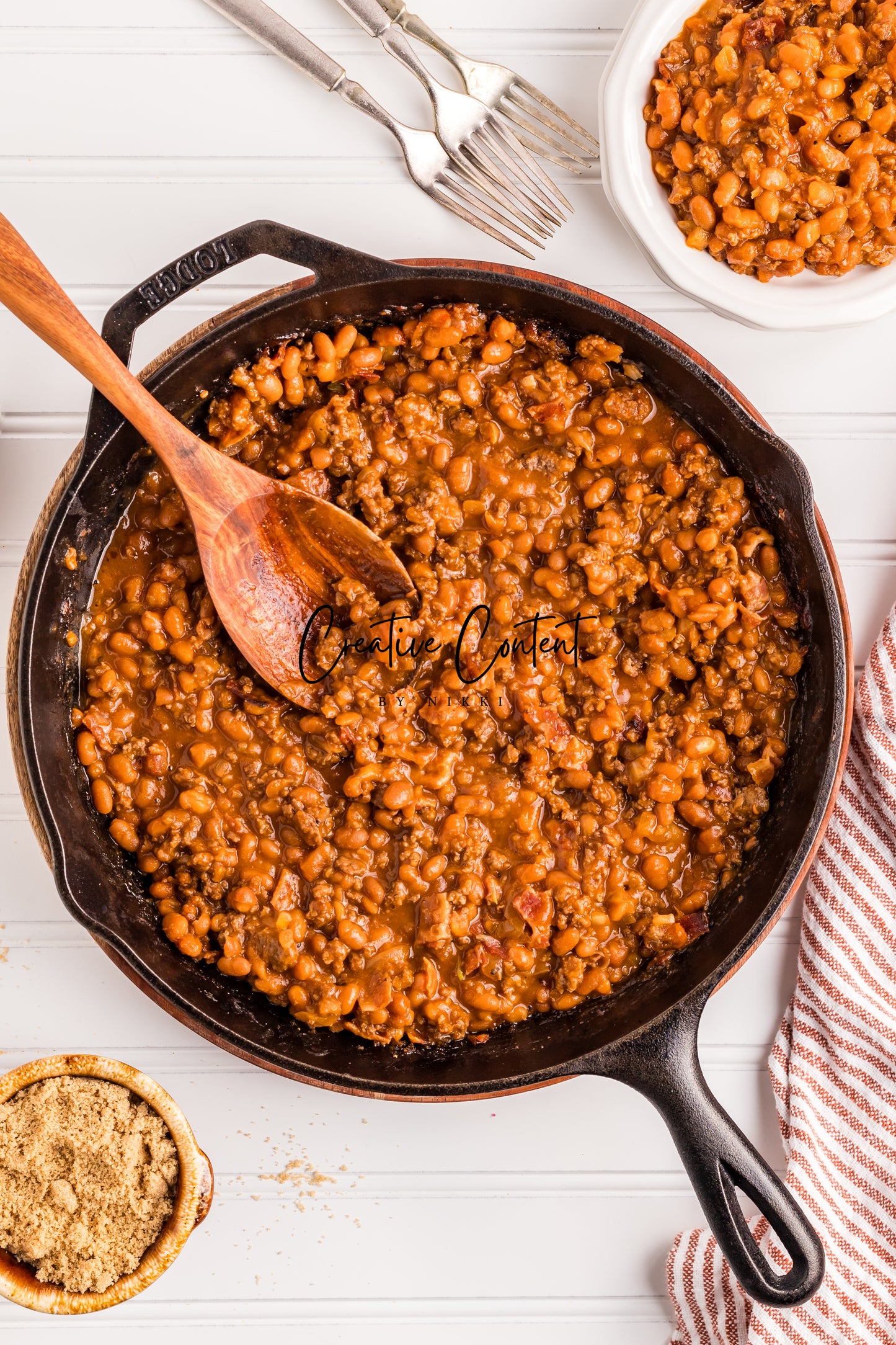 Baked Beans With Ground Beef - Set 2 of 2