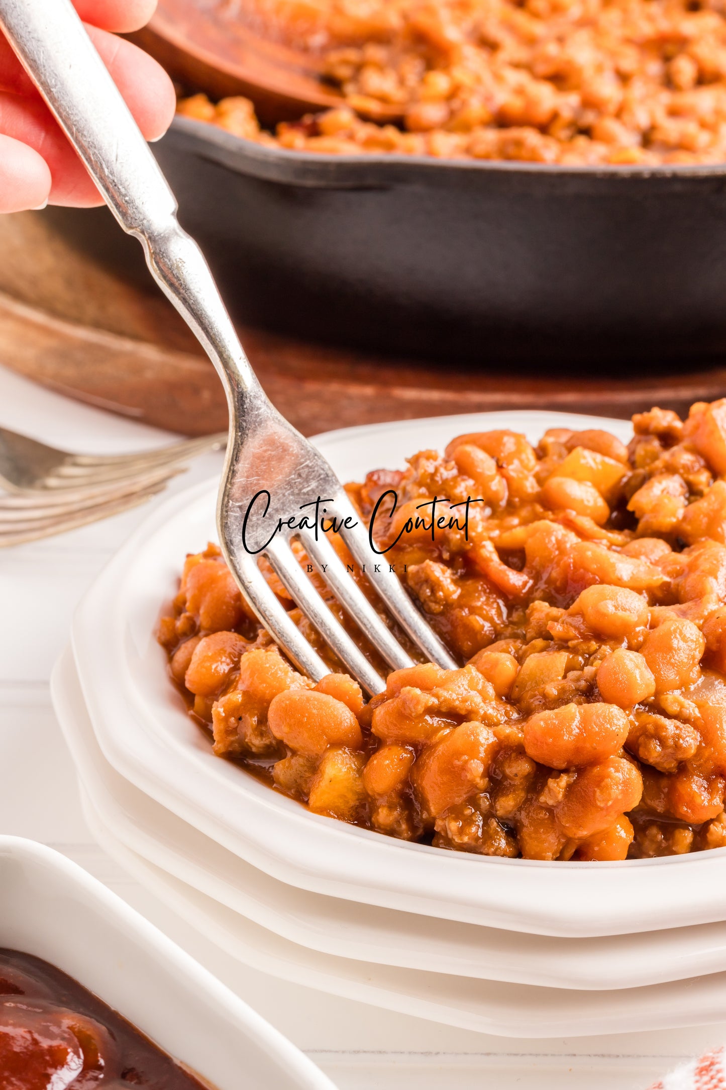 Baked Beans With Ground Beef - Set 2 of 2