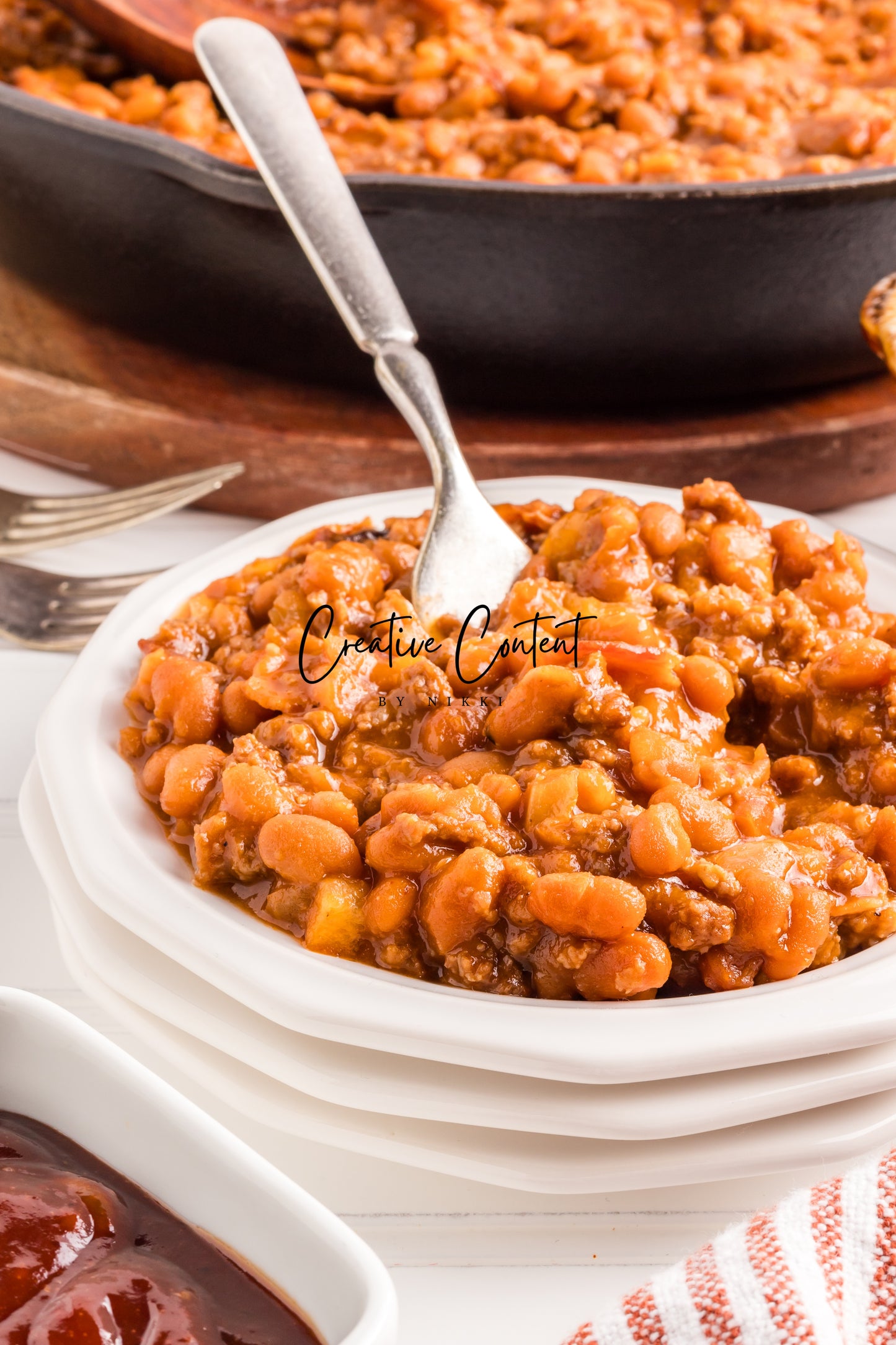 Baked Beans With Ground Beef - Set 2 of 2