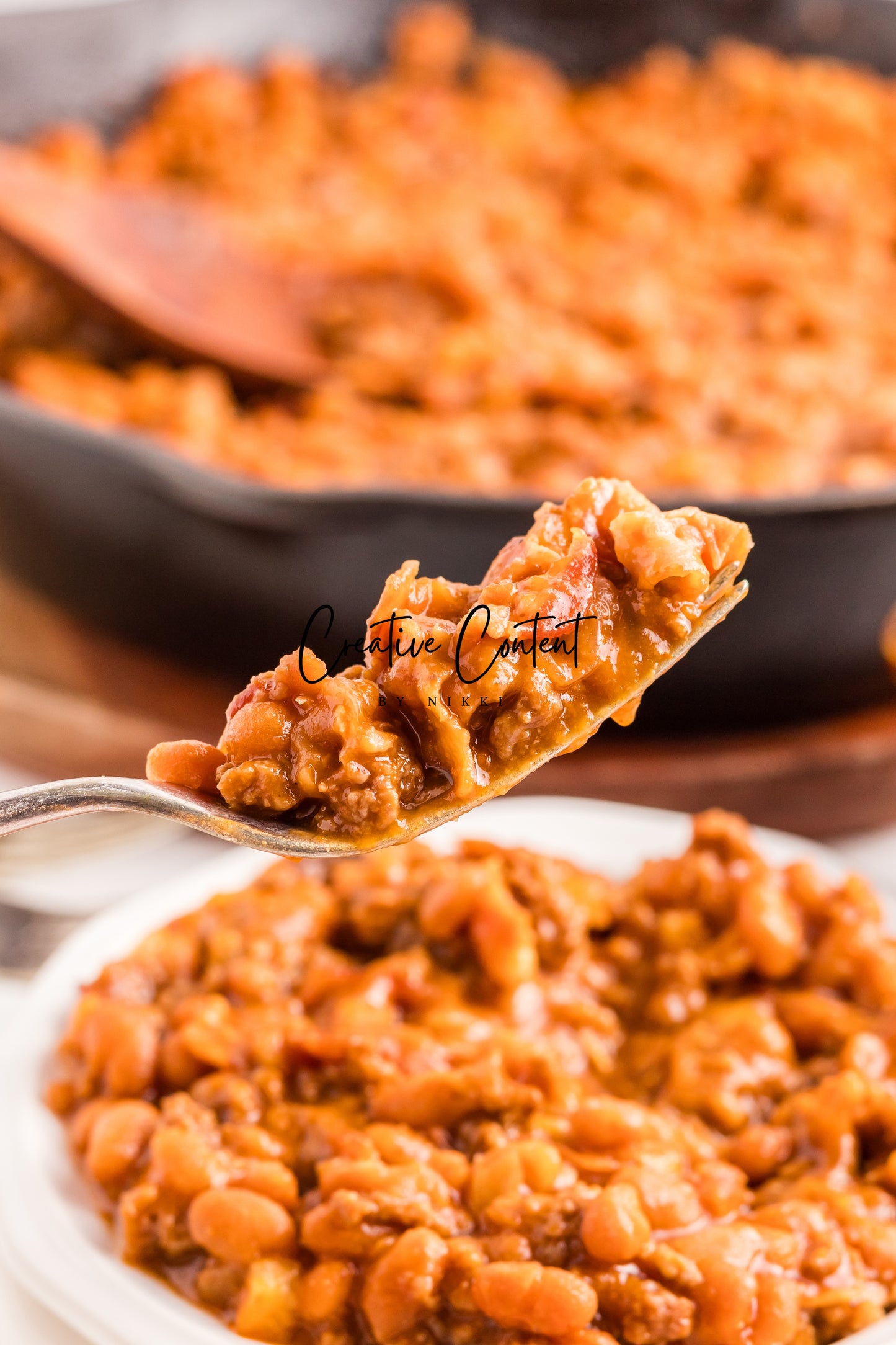 Baked Beans With Ground Beef - Set 2 of 2
