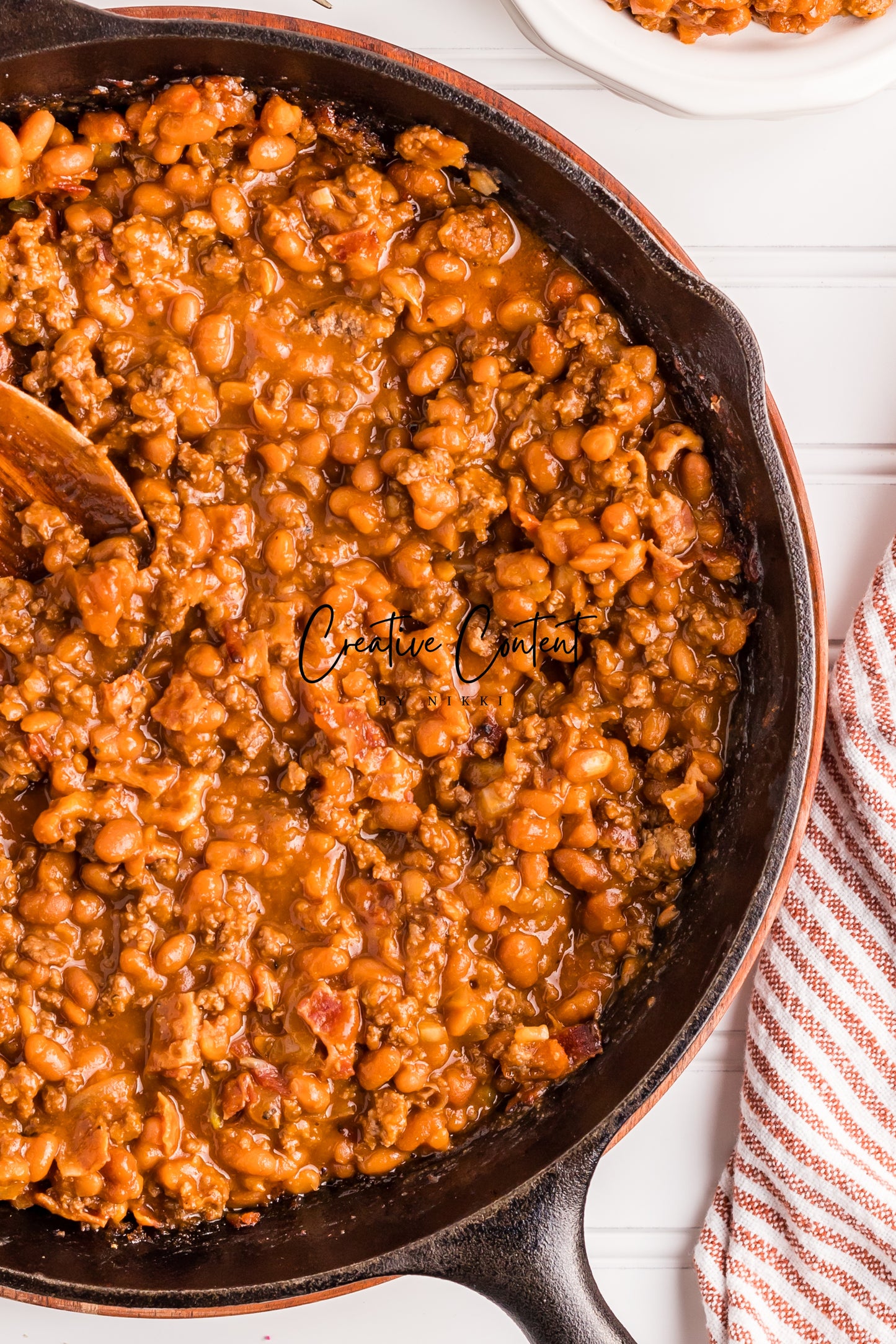 Baked Beans With Ground Beef - Set 2 of 2