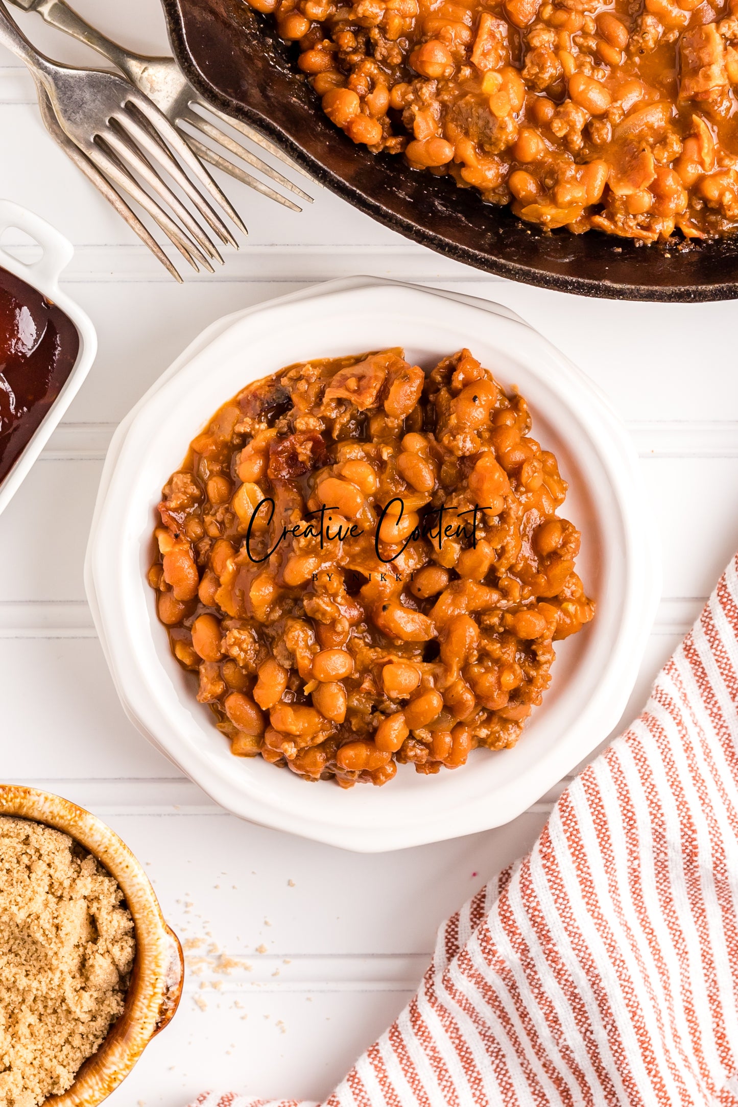 Baked Beans With Ground Beef - Set 2 of 2
