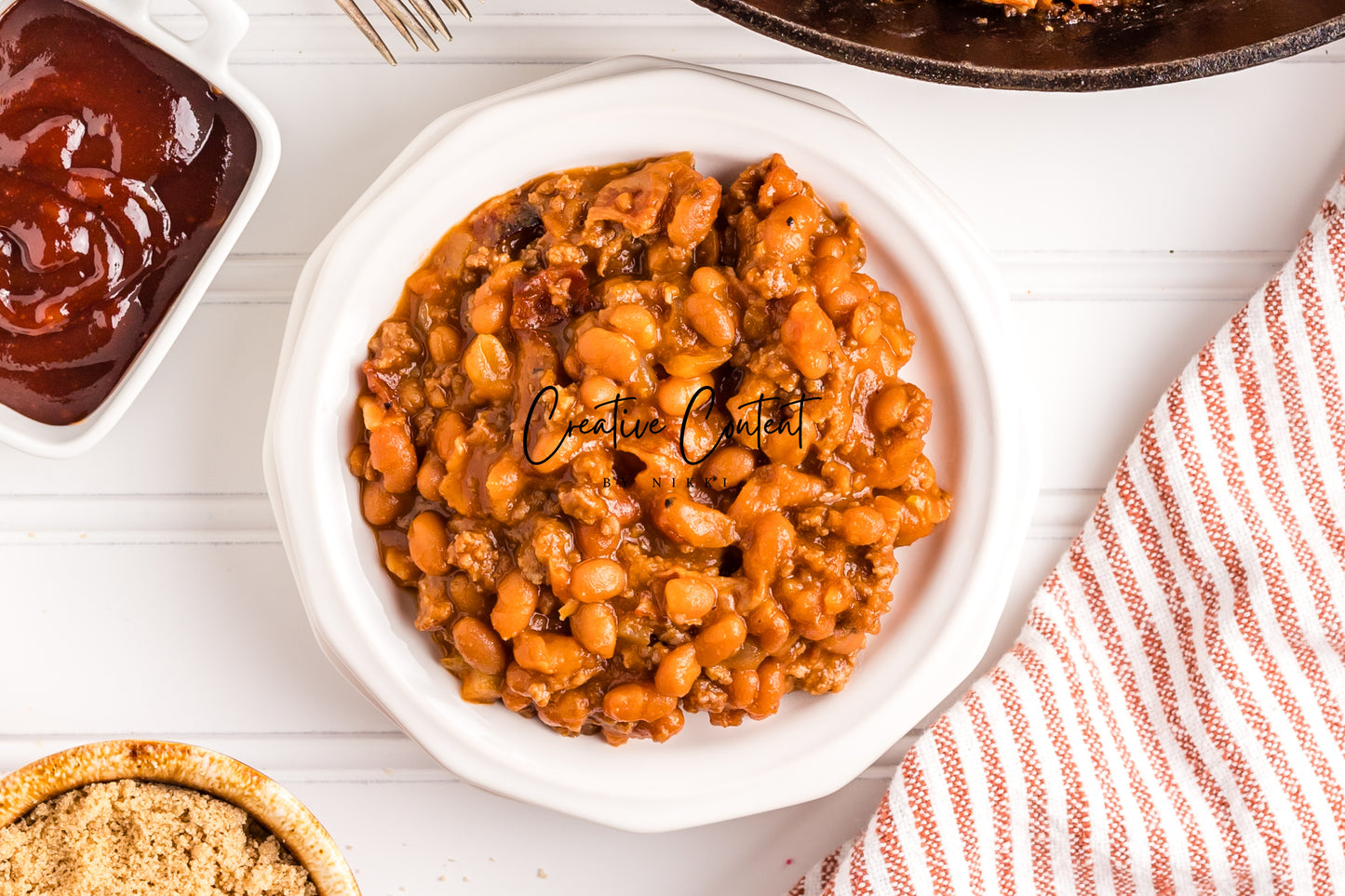 Baked Beans With Ground Beef - Set 2 of 2