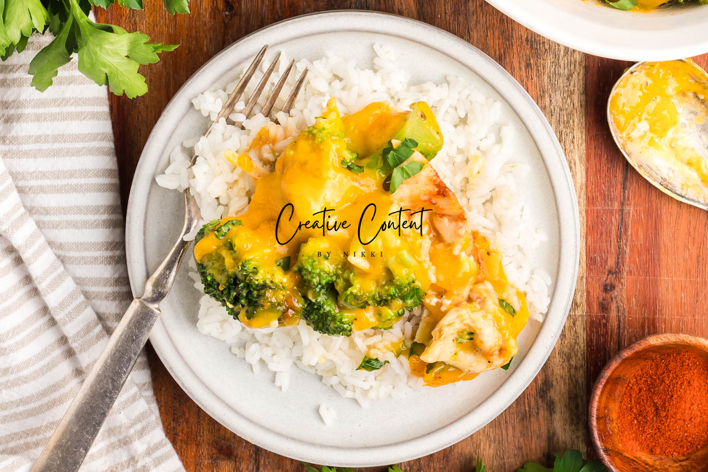 Baked Broccoli and Chicken - Set 2 of 2