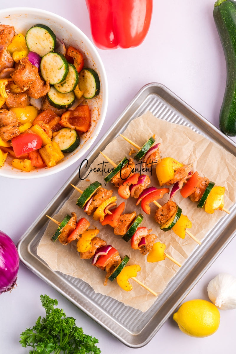 Baked Chicken Skewers - Set 3 of 3
