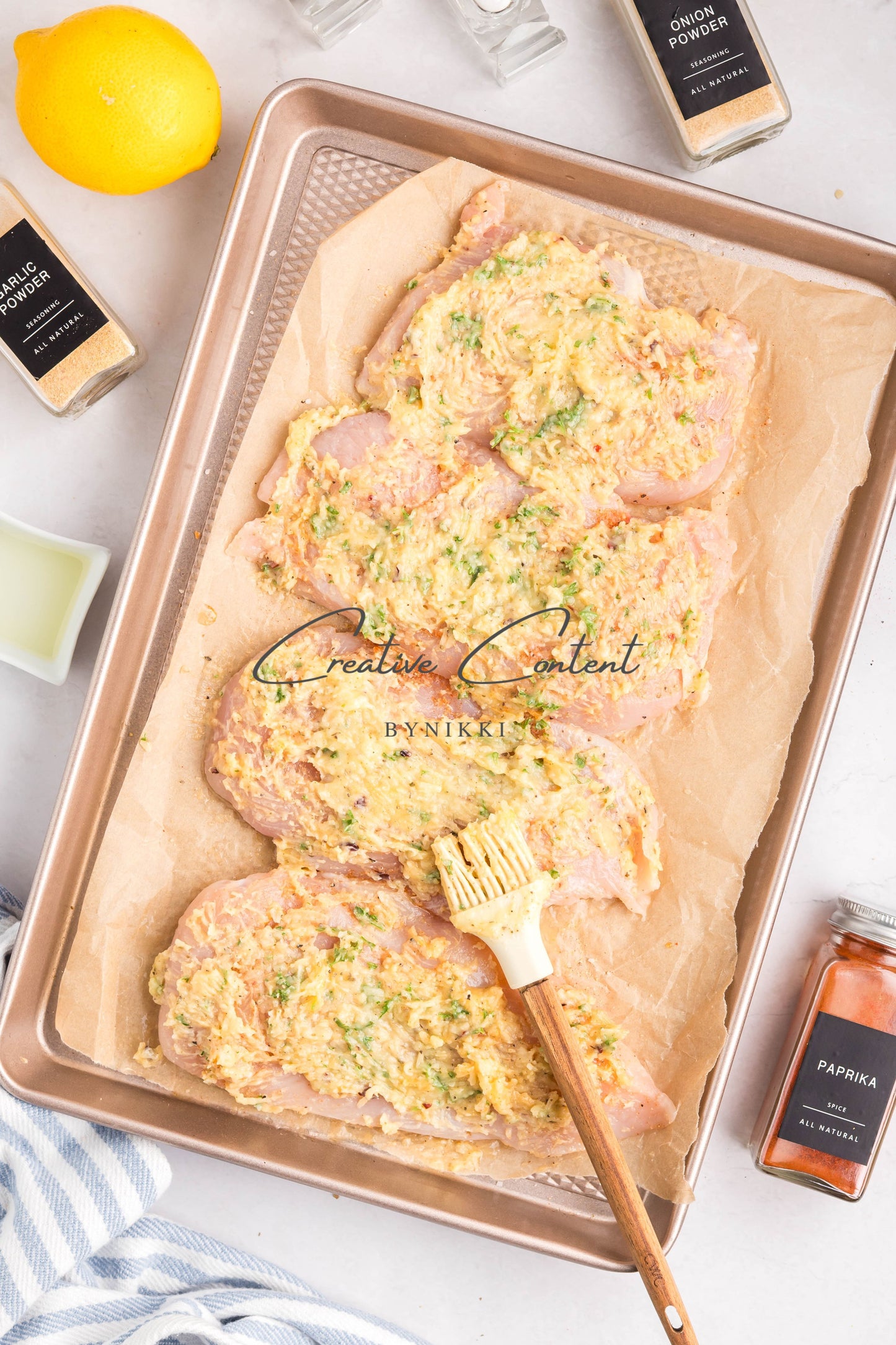 Baked Garlic Parmesan Chicken  -  Exclusive