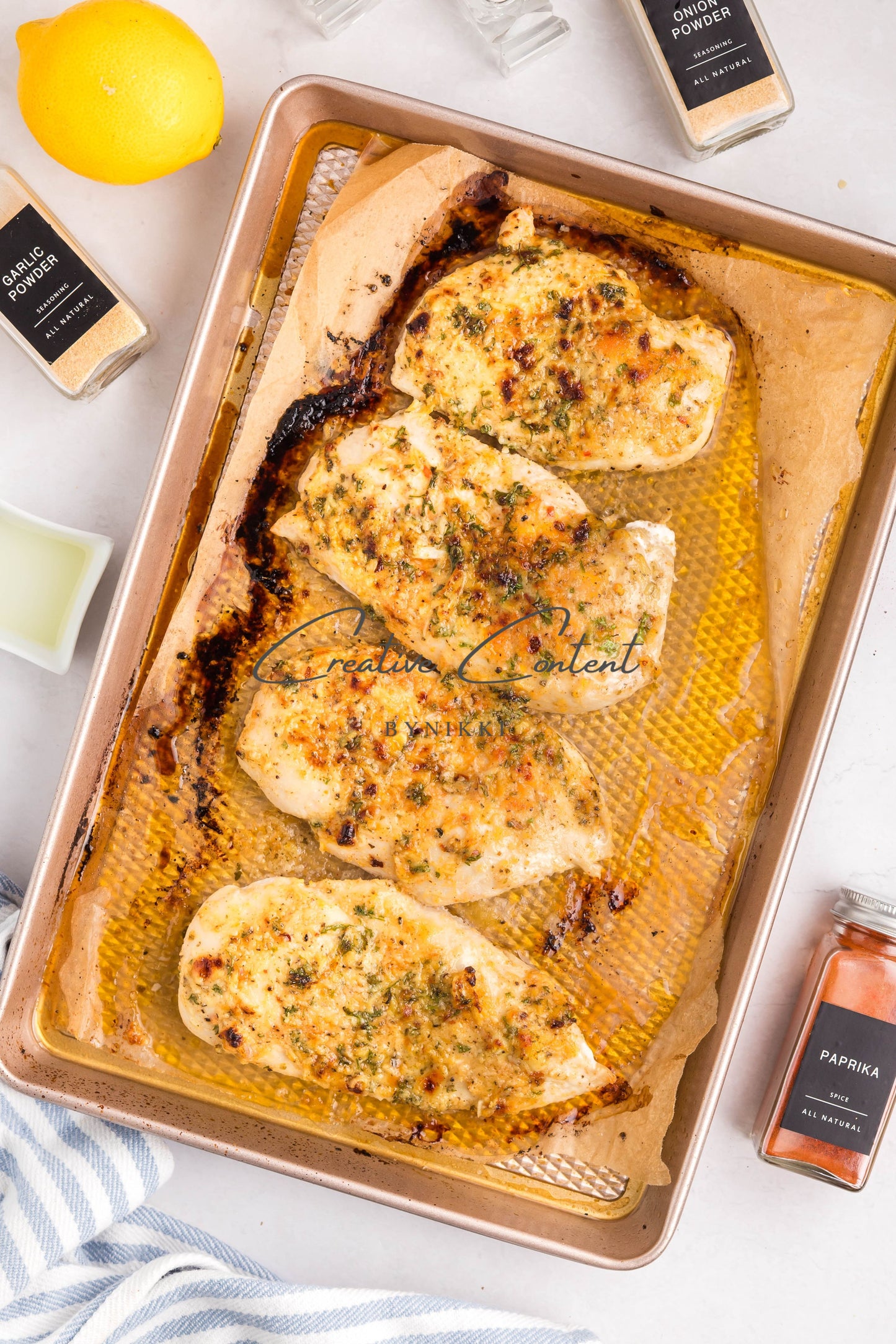 Baked Garlic Parmesan Chicken  -  Exclusive