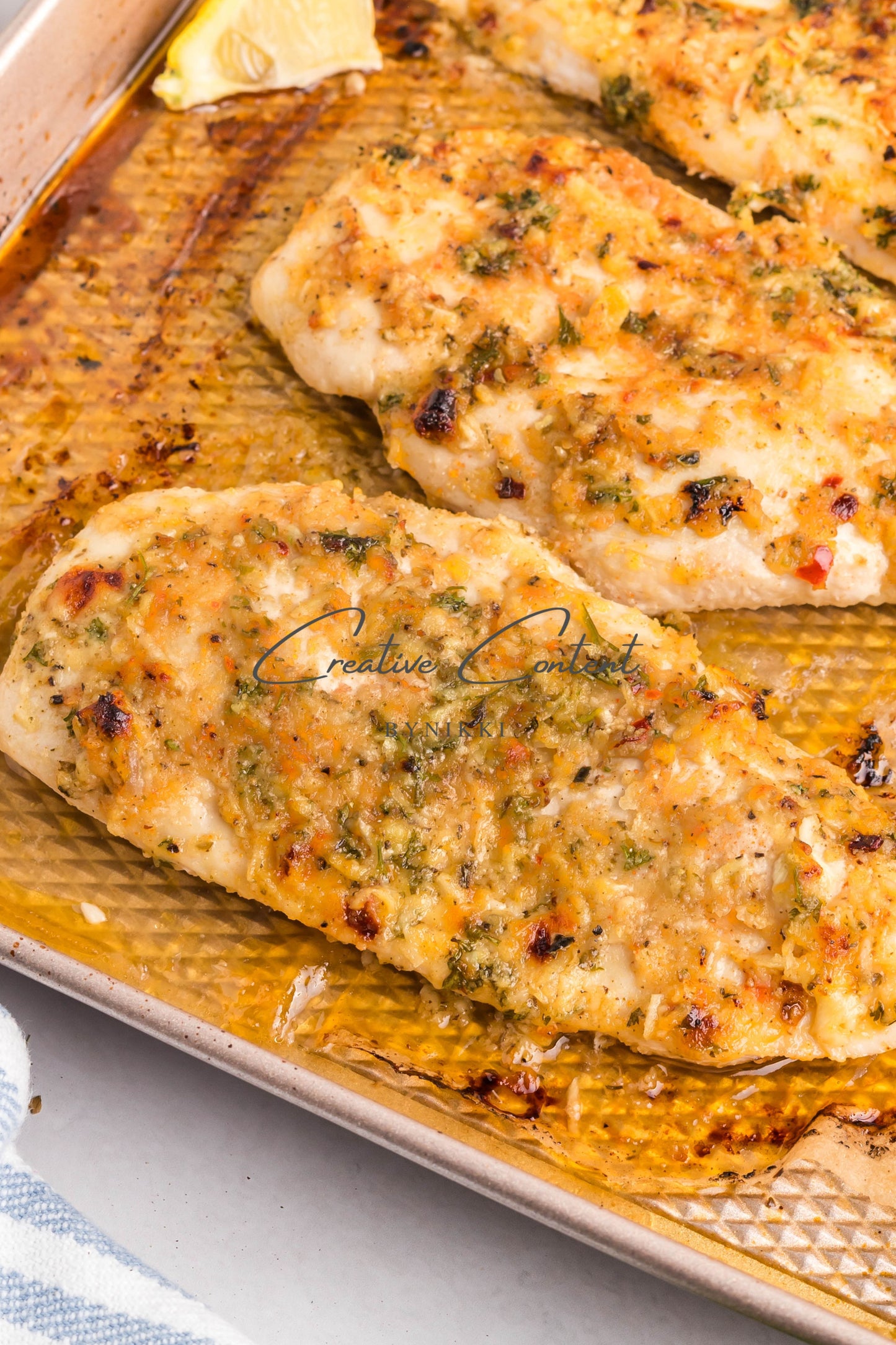 Baked Garlic Parmesan Chicken  -  Exclusive