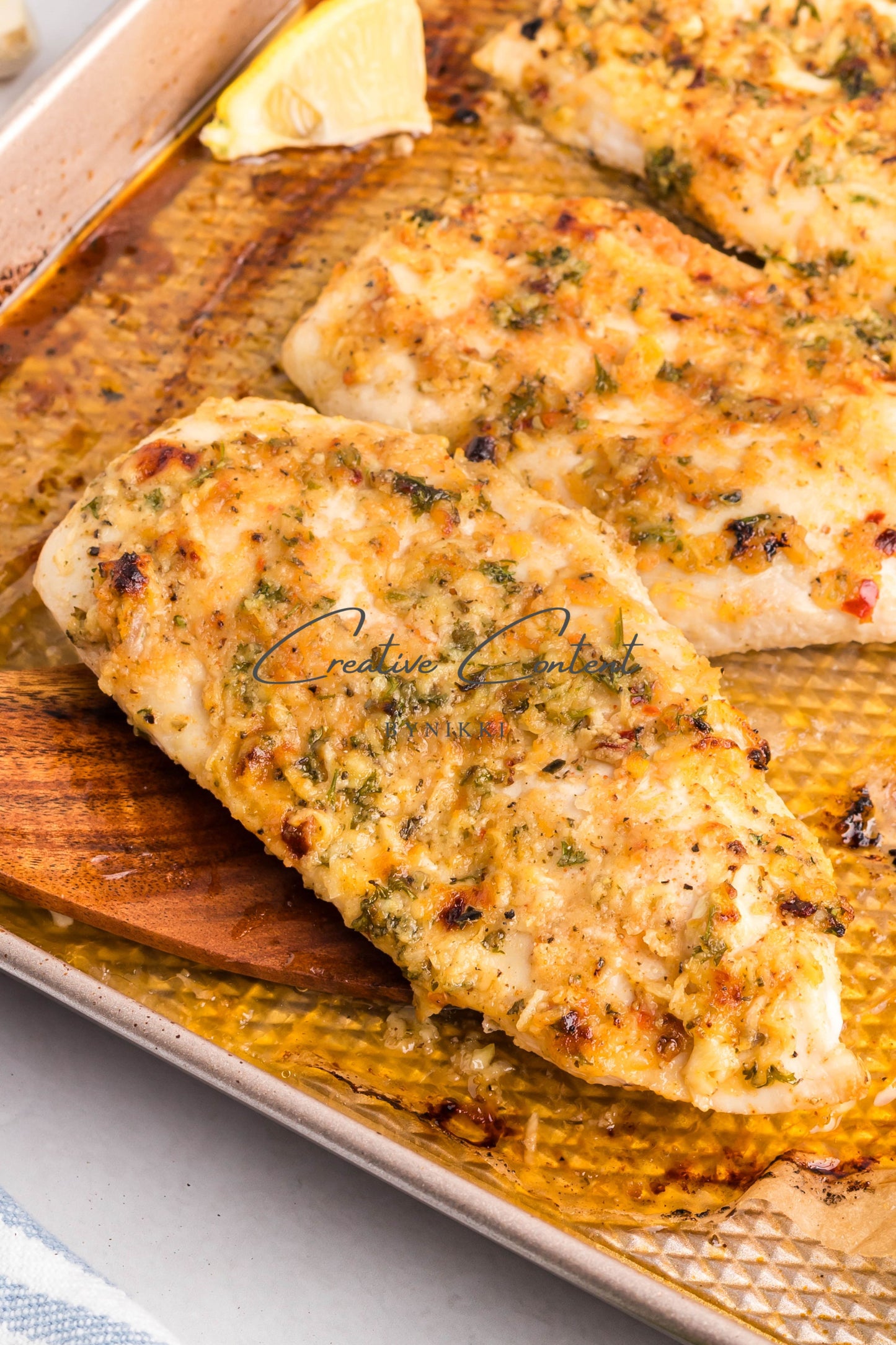 Baked Garlic Parmesan Chicken  -  Exclusive