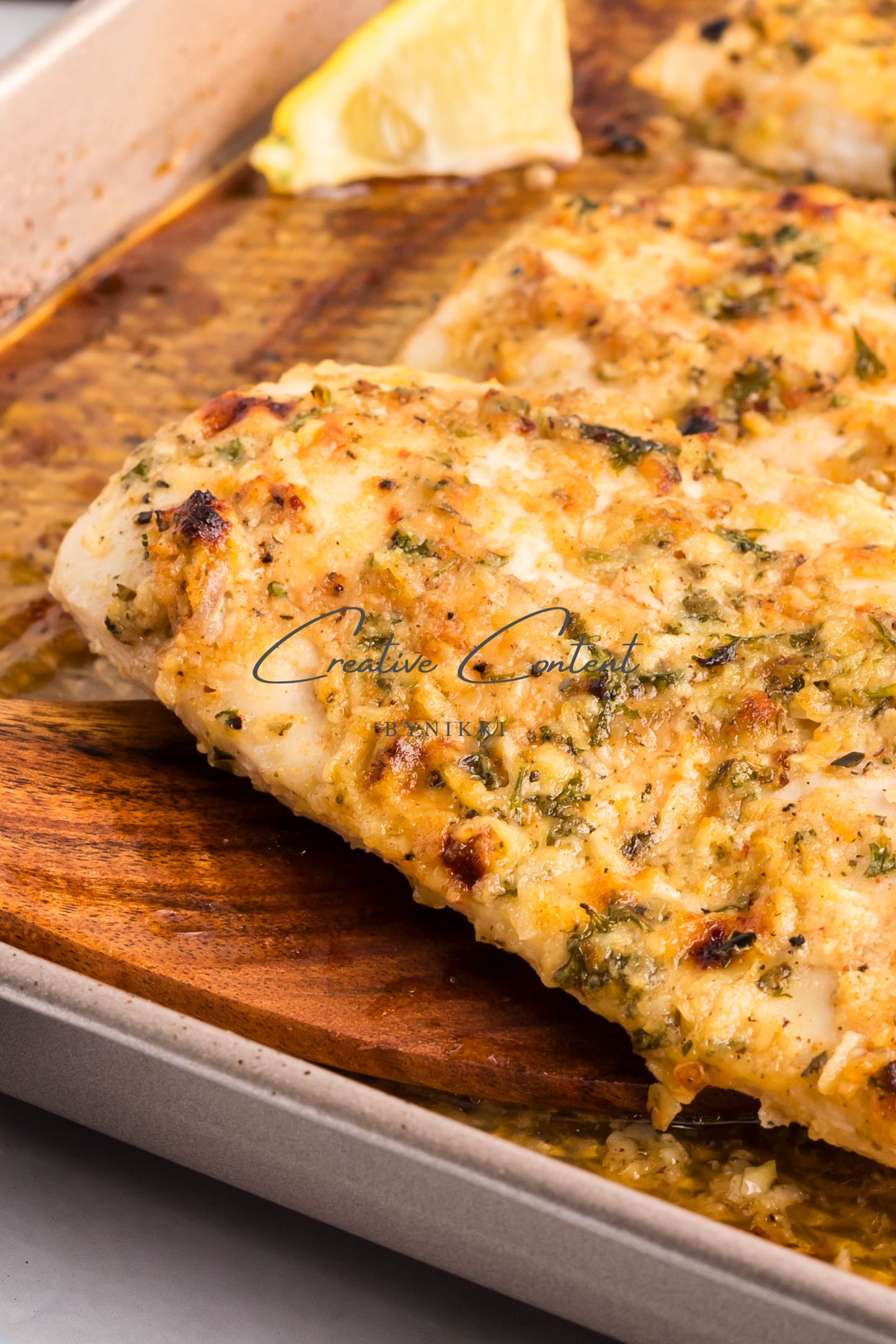 Baked Garlic Parmesan Chicken  -  Exclusive