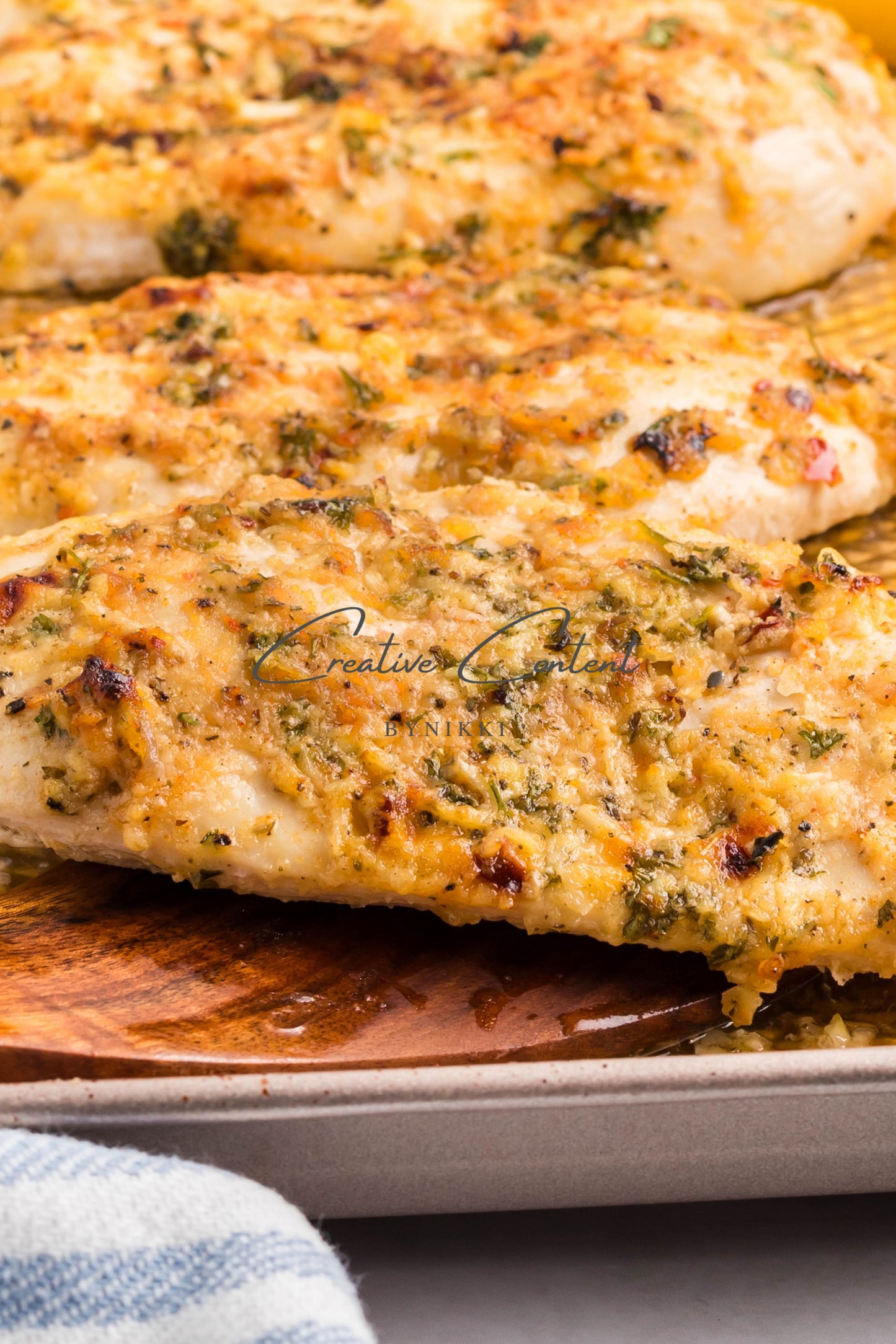 Baked Garlic Parmesan Chicken  -  Exclusive