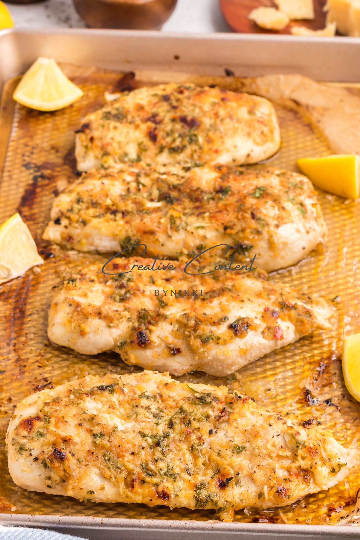 Baked Garlic Parmesan Chicken  -  Exclusive