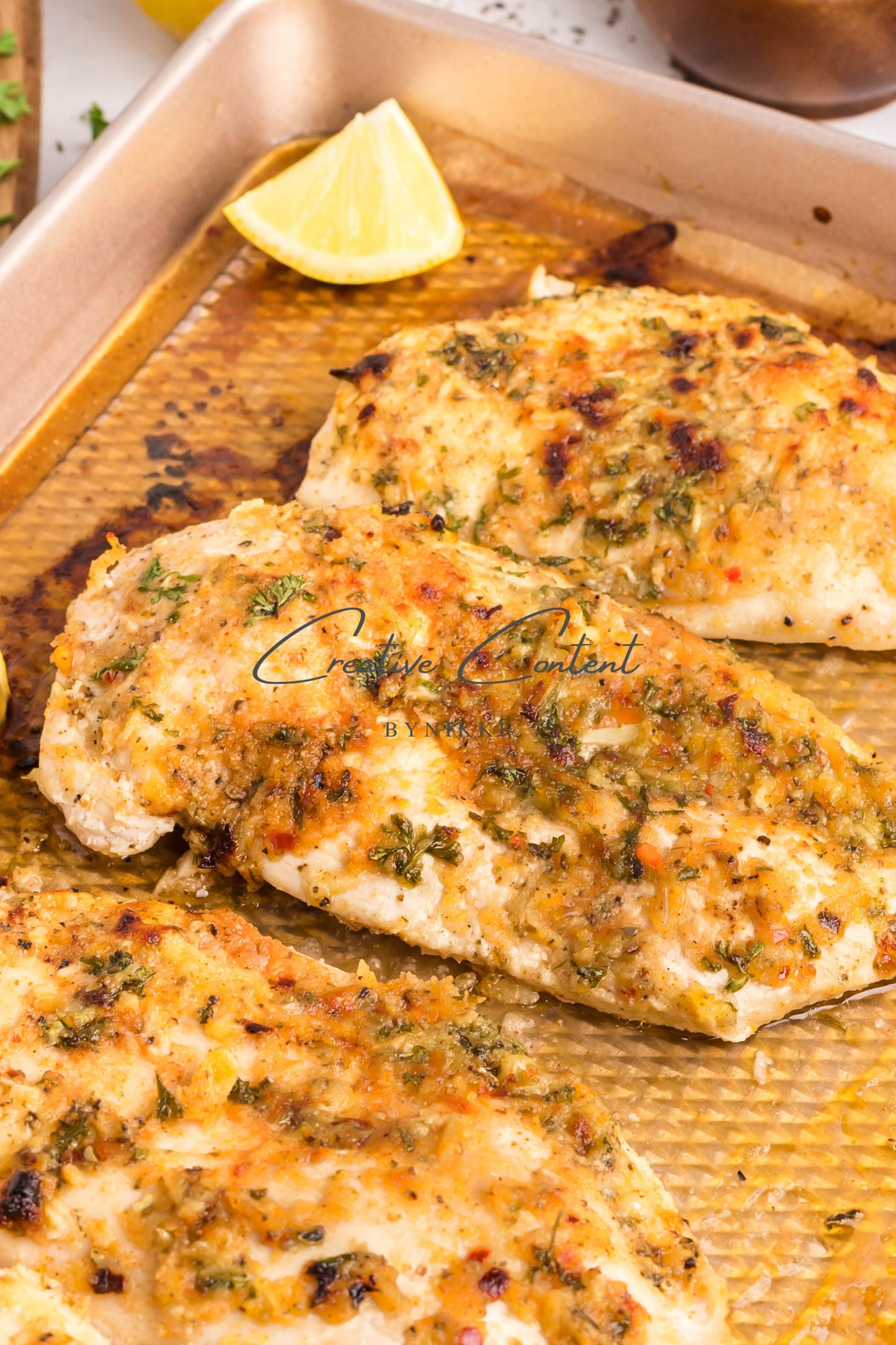 Baked Garlic Parmesan Chicken  -  Exclusive