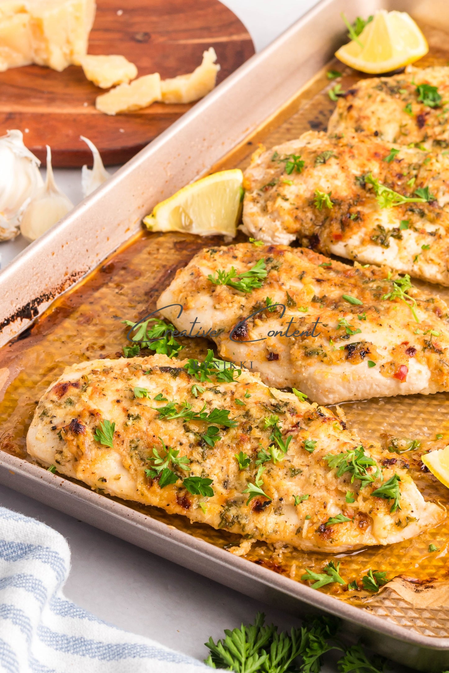 Baked Garlic Parmesan Chicken  -  Exclusive